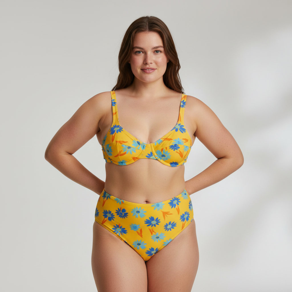 Haut de maillot Decathlon Jaune