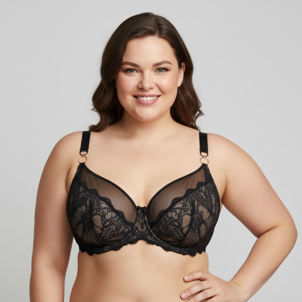 Soutien-gorge Rose Noir