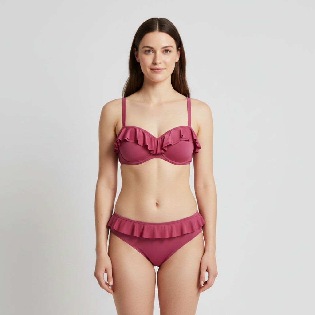 Haut de maillot Rose