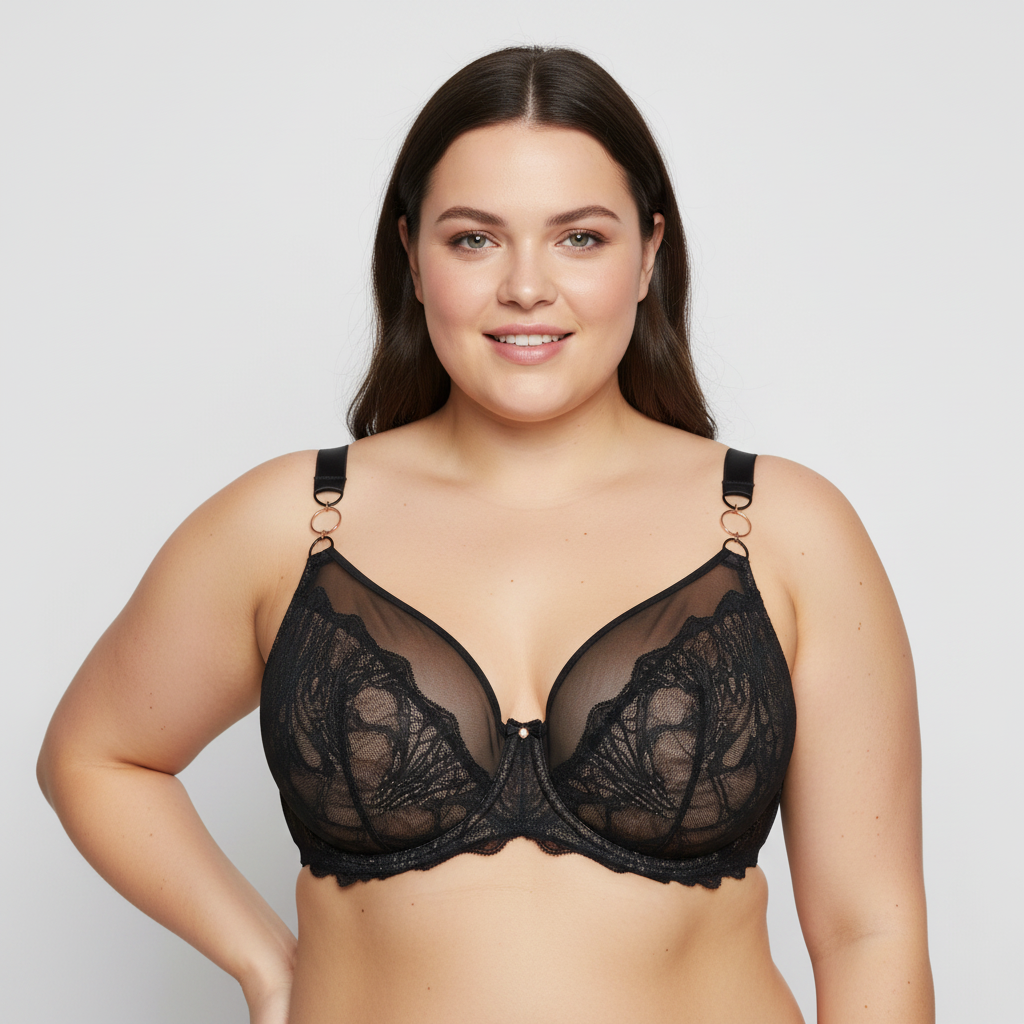 Soutien-gorge Rose Noir