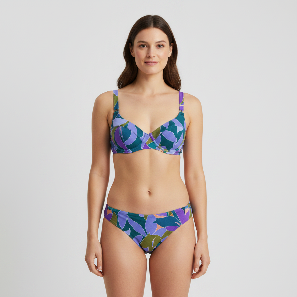 Haut de maillot RougeGorge Violet