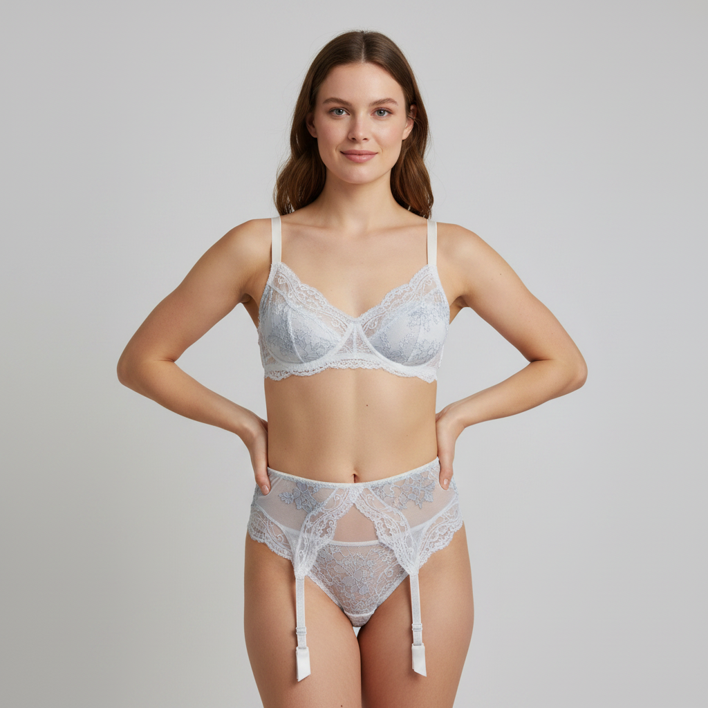 Porte-jarretelles Lou Paris Gris