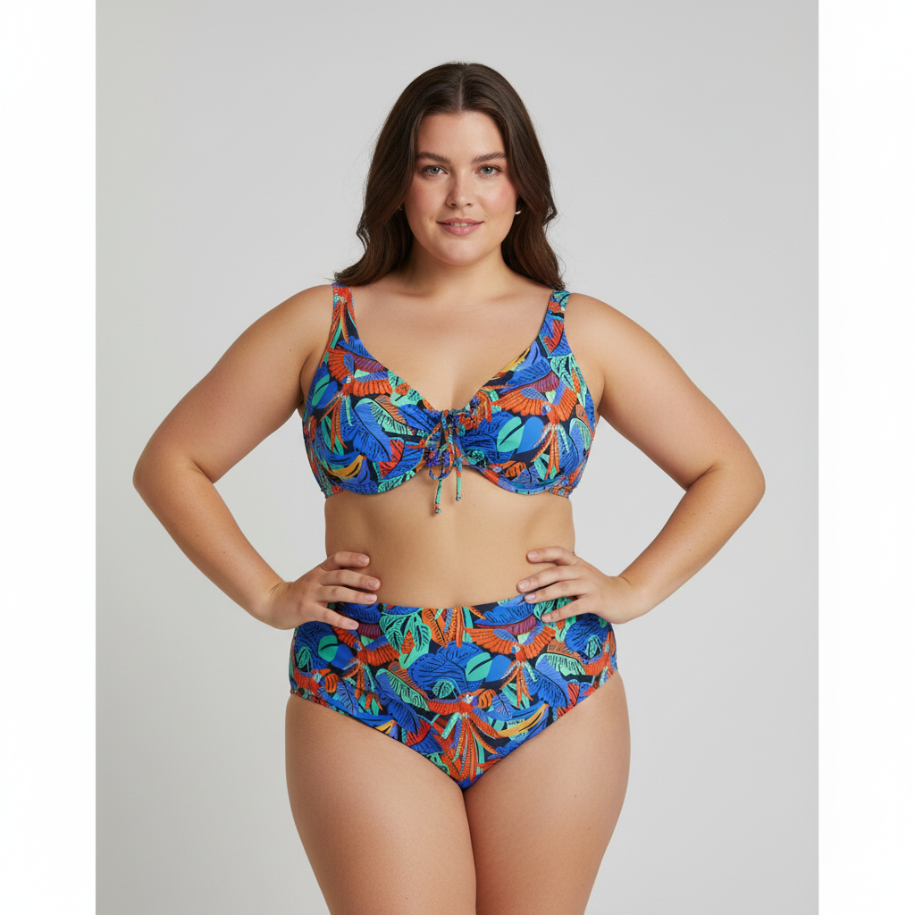 Haut de maillot RougeGorge Bleu