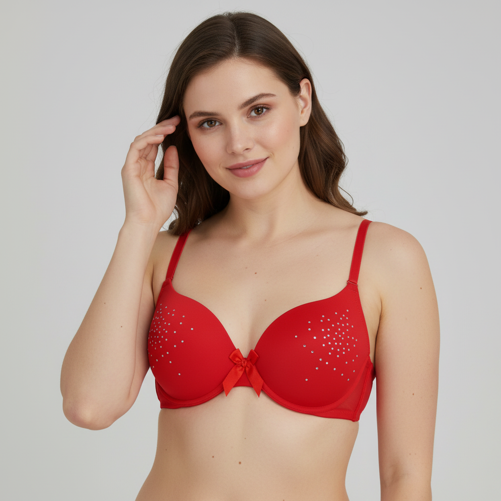 Soutien-gorge Carla Cariatti Rouge