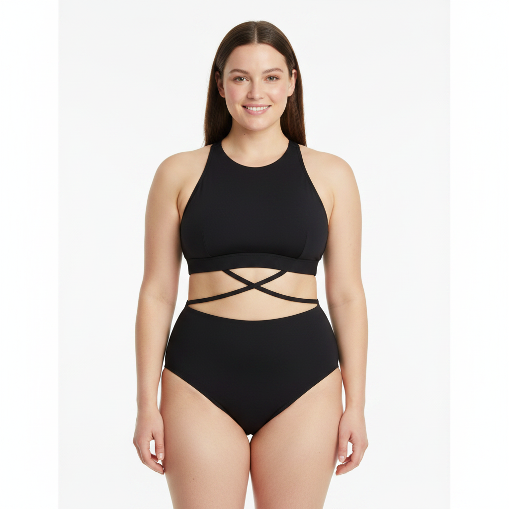 Haut de maillot Noir