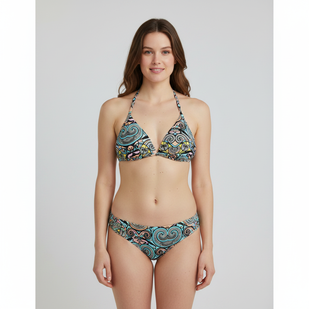 Haut de maillot Grain de sable Jaune