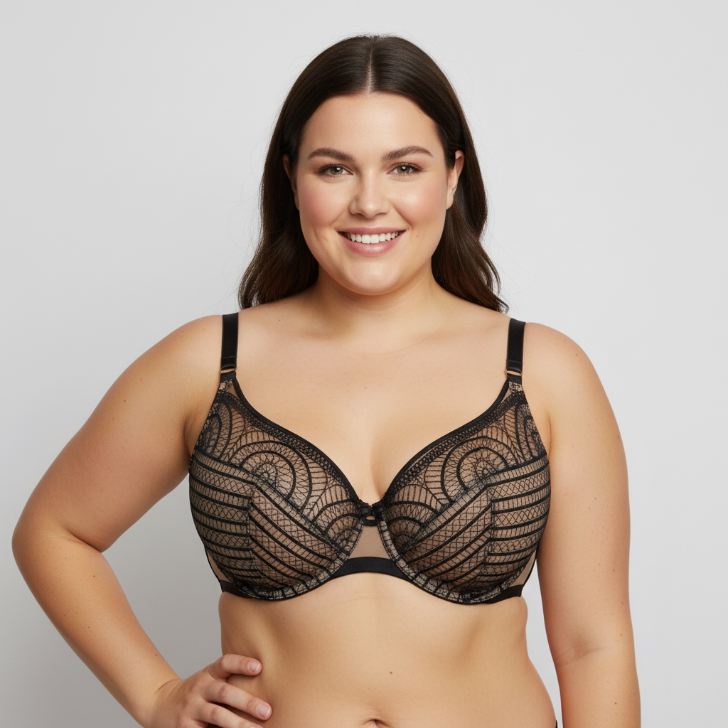 Soutien-gorge Rose Noir
