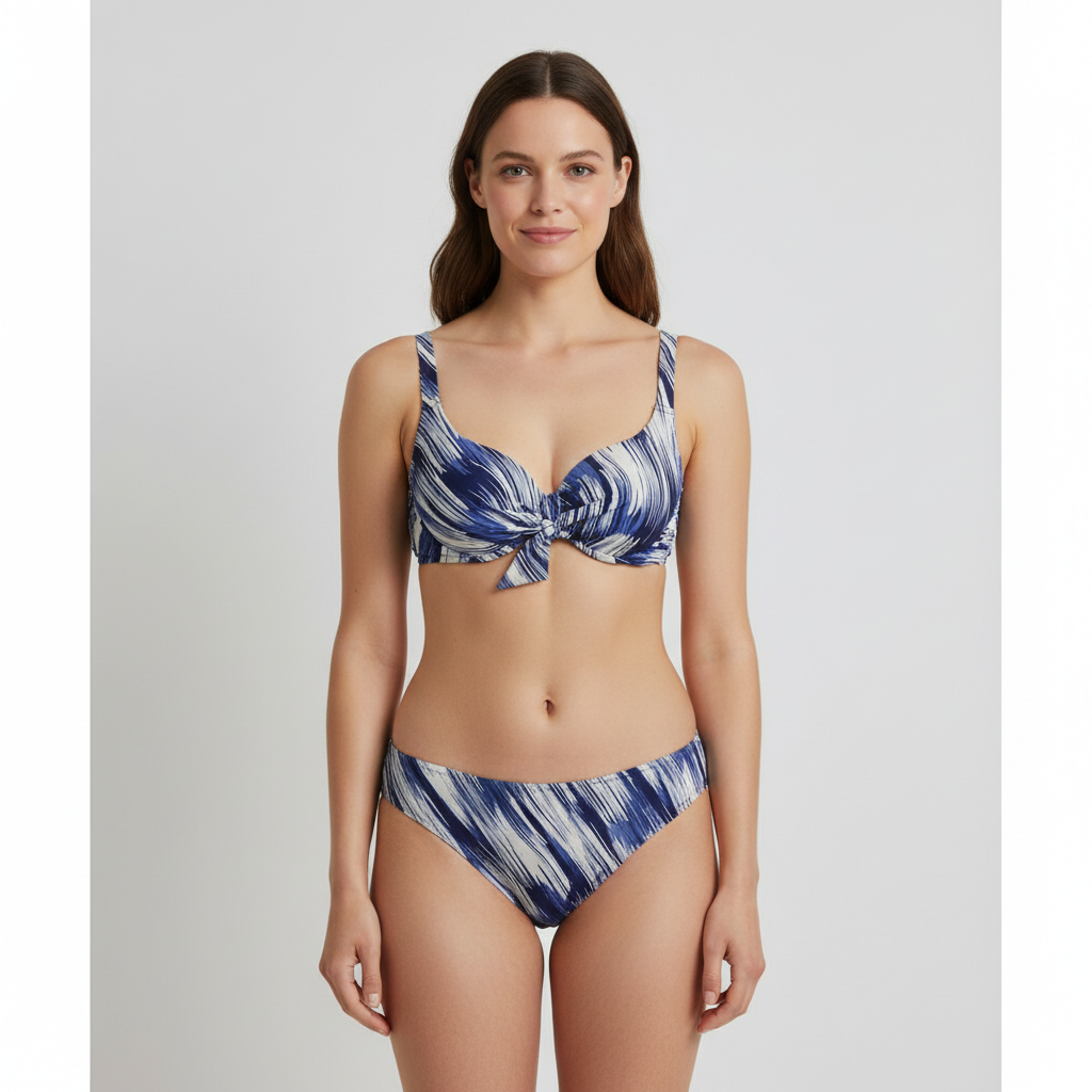 Haut de maillot Janine Robin Bleu
