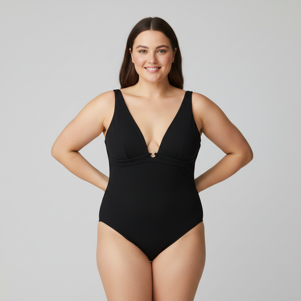 Maillot 1 pièce RougeGorge Noir