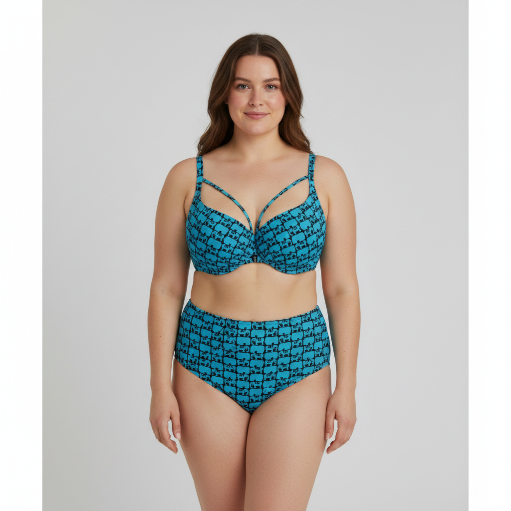 Haut de maillot Darjeeling Bleu