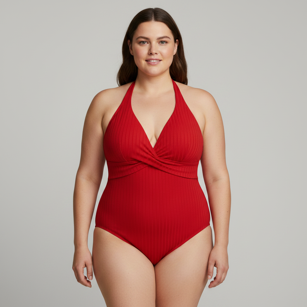 Maillot 1 pièce RougeGorge Rouge
