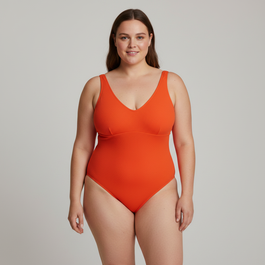 Maillot 1 pièce RougeGorge Orange