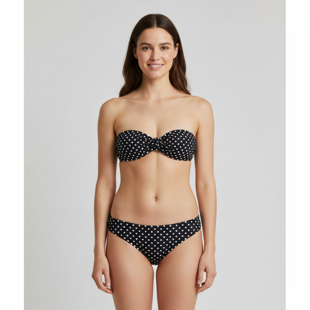 Haut de maillot La Redoute Noir