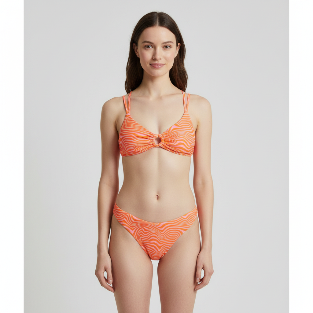 Maillot 1 pièce Orange
