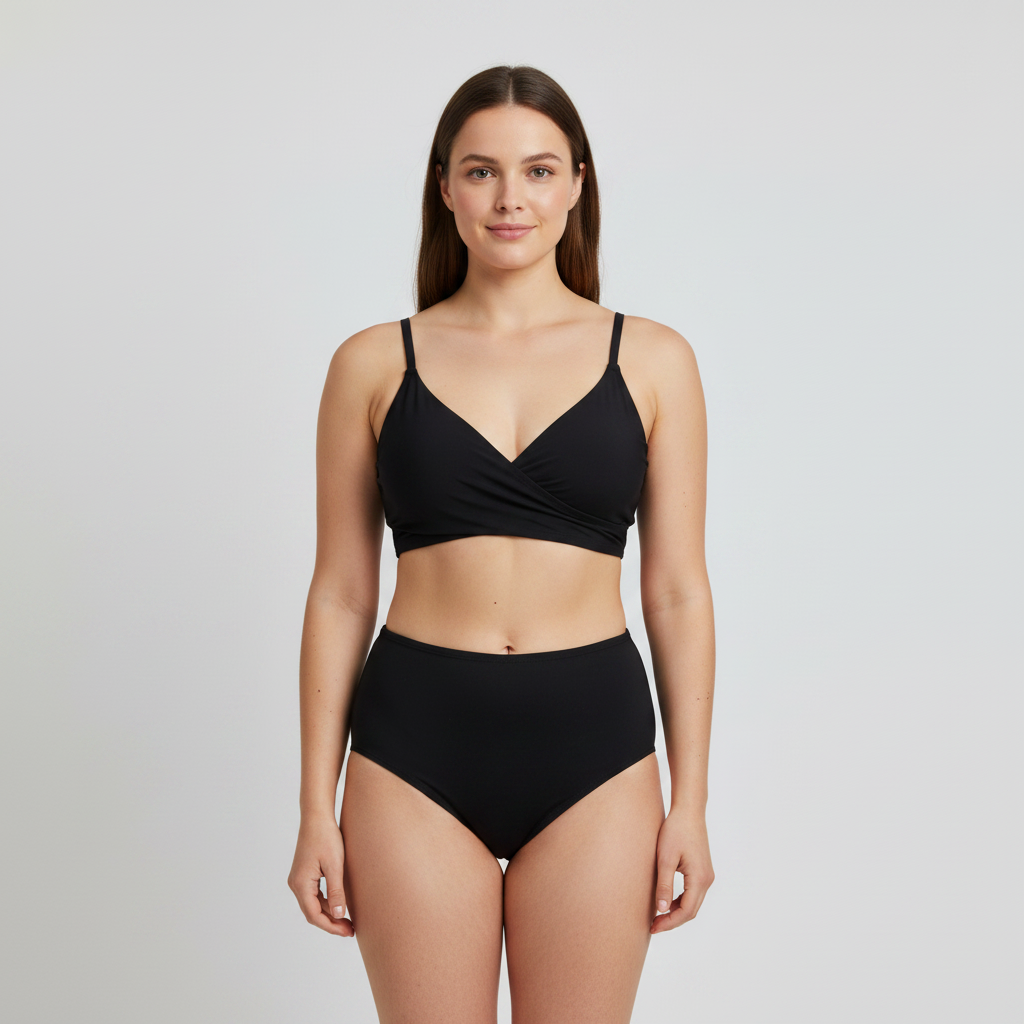 Haut de maillot Noir