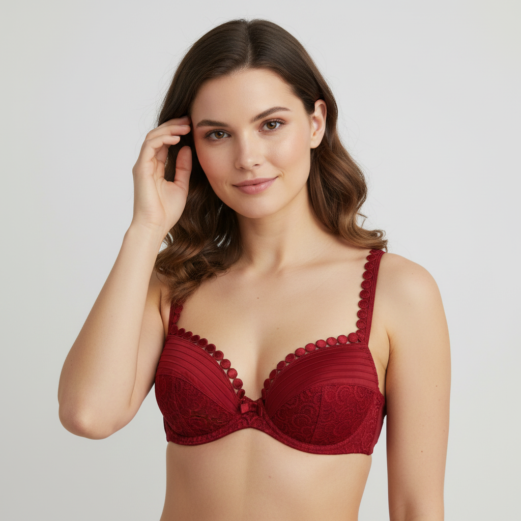Corbeille Maison Lejaby Rouge