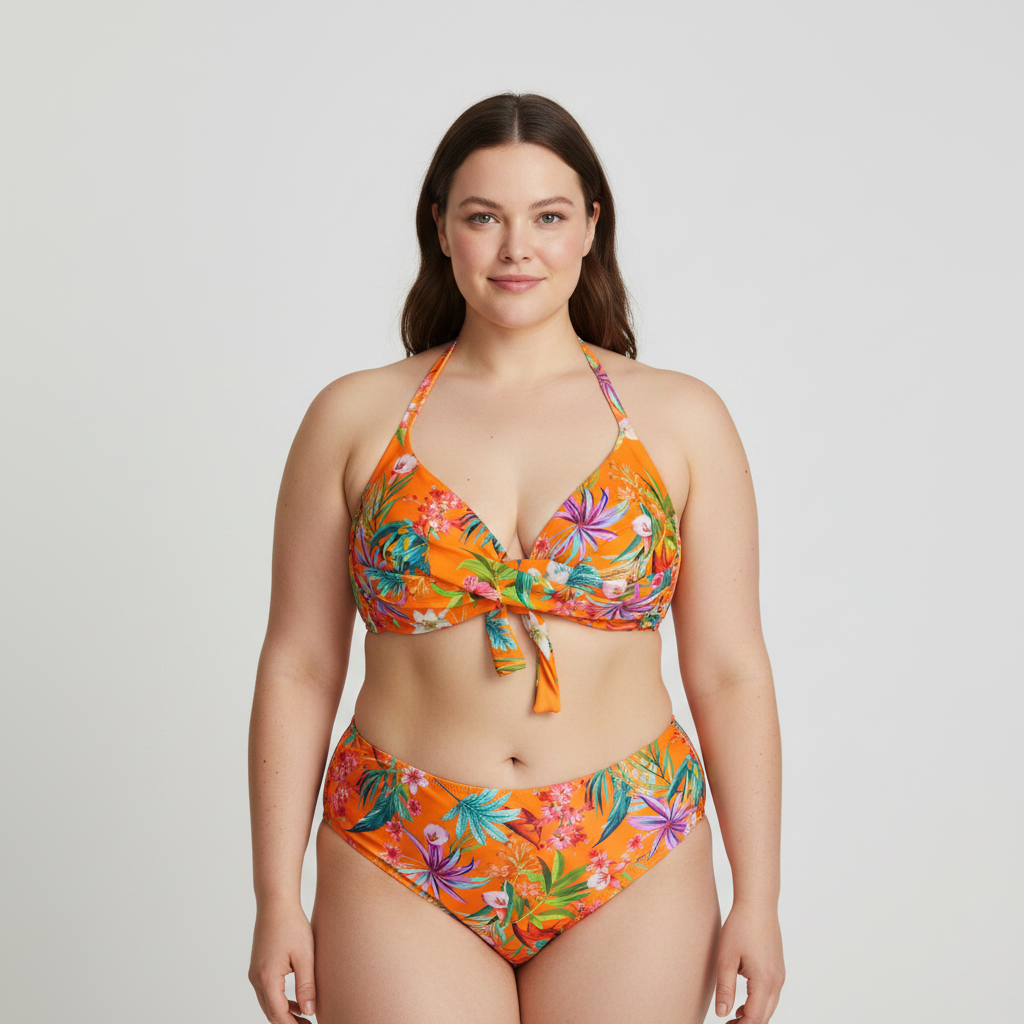 Haut de maillot Calzedonia Orange