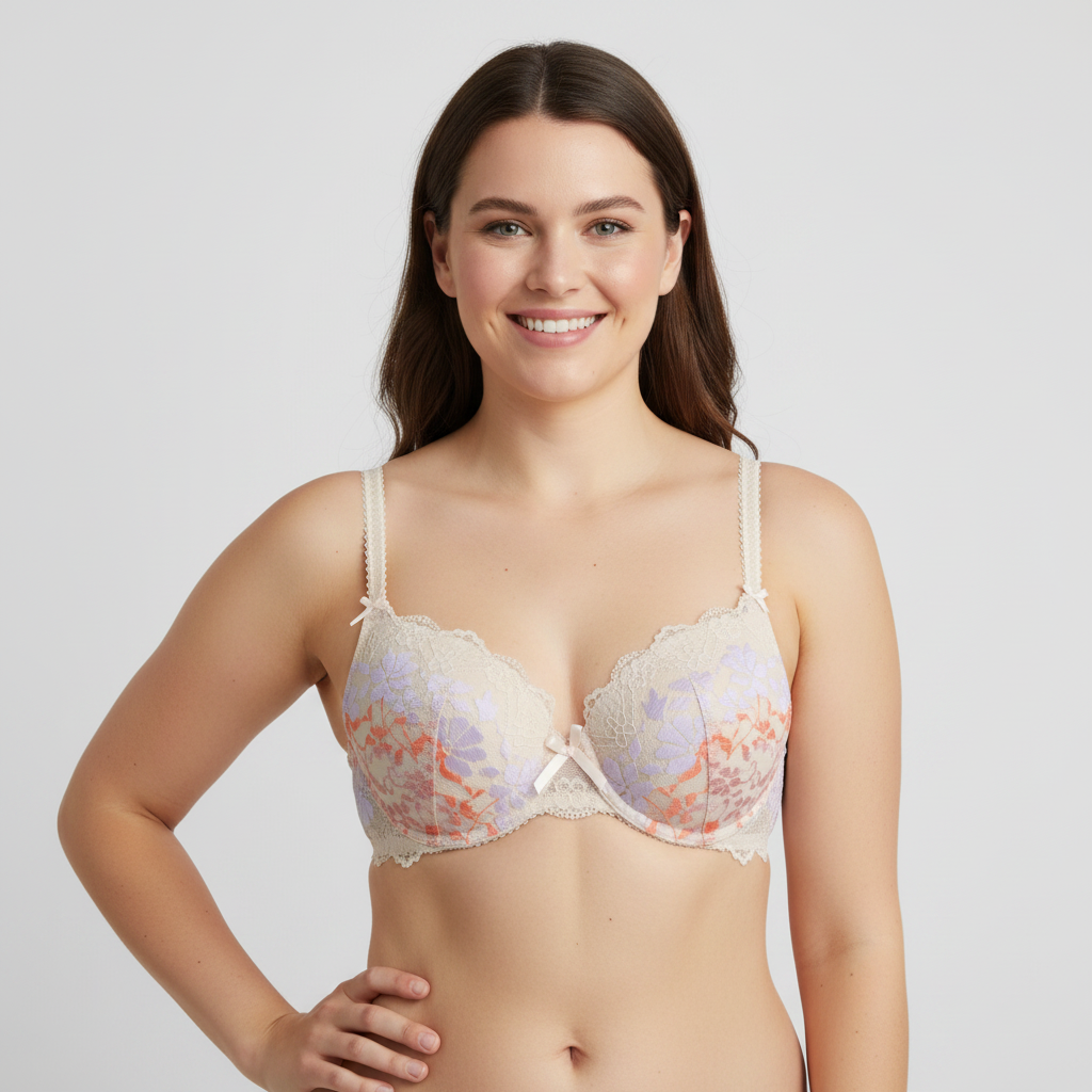 Push-up RougeGorge Blanc