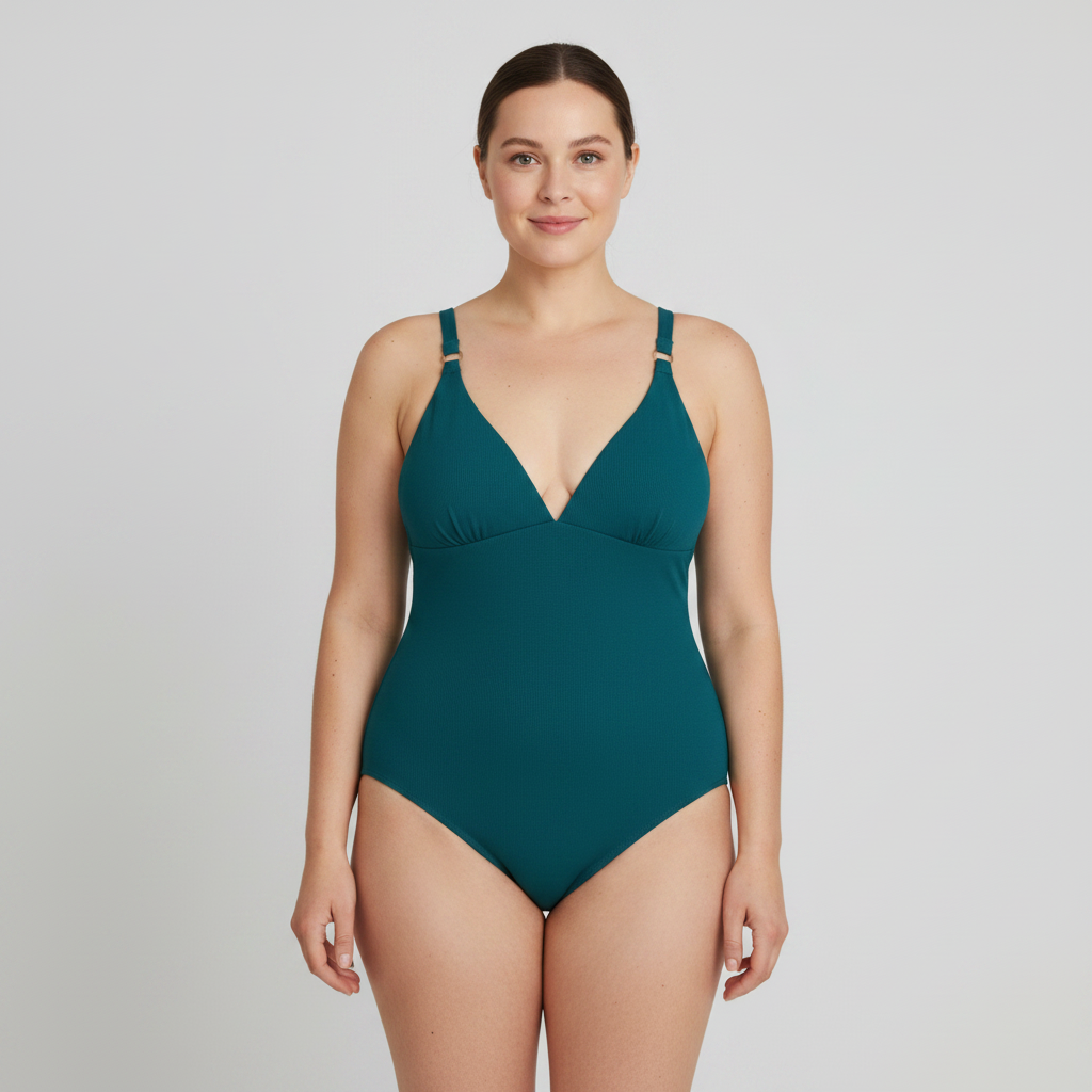 Maillot 1 pièce RougeGorge Vert