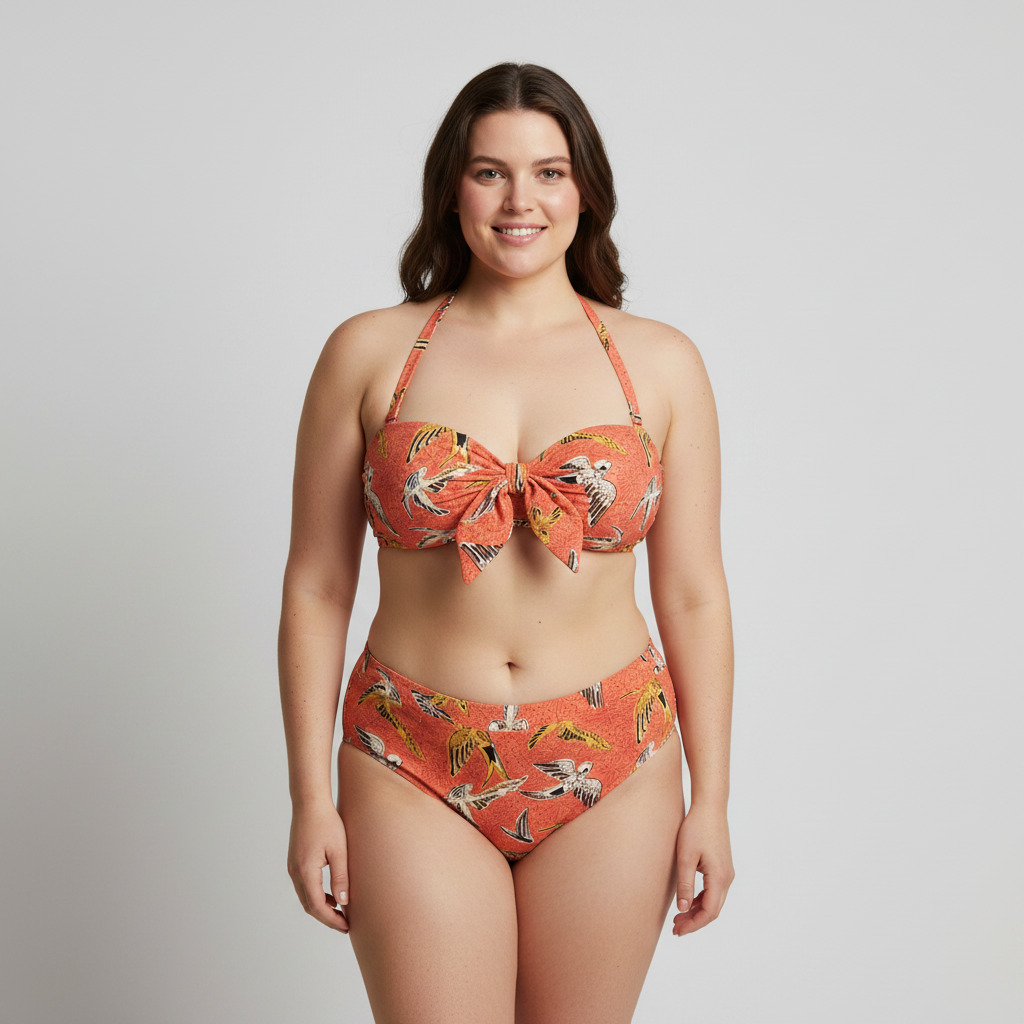 Haut de maillot ETAM Corail