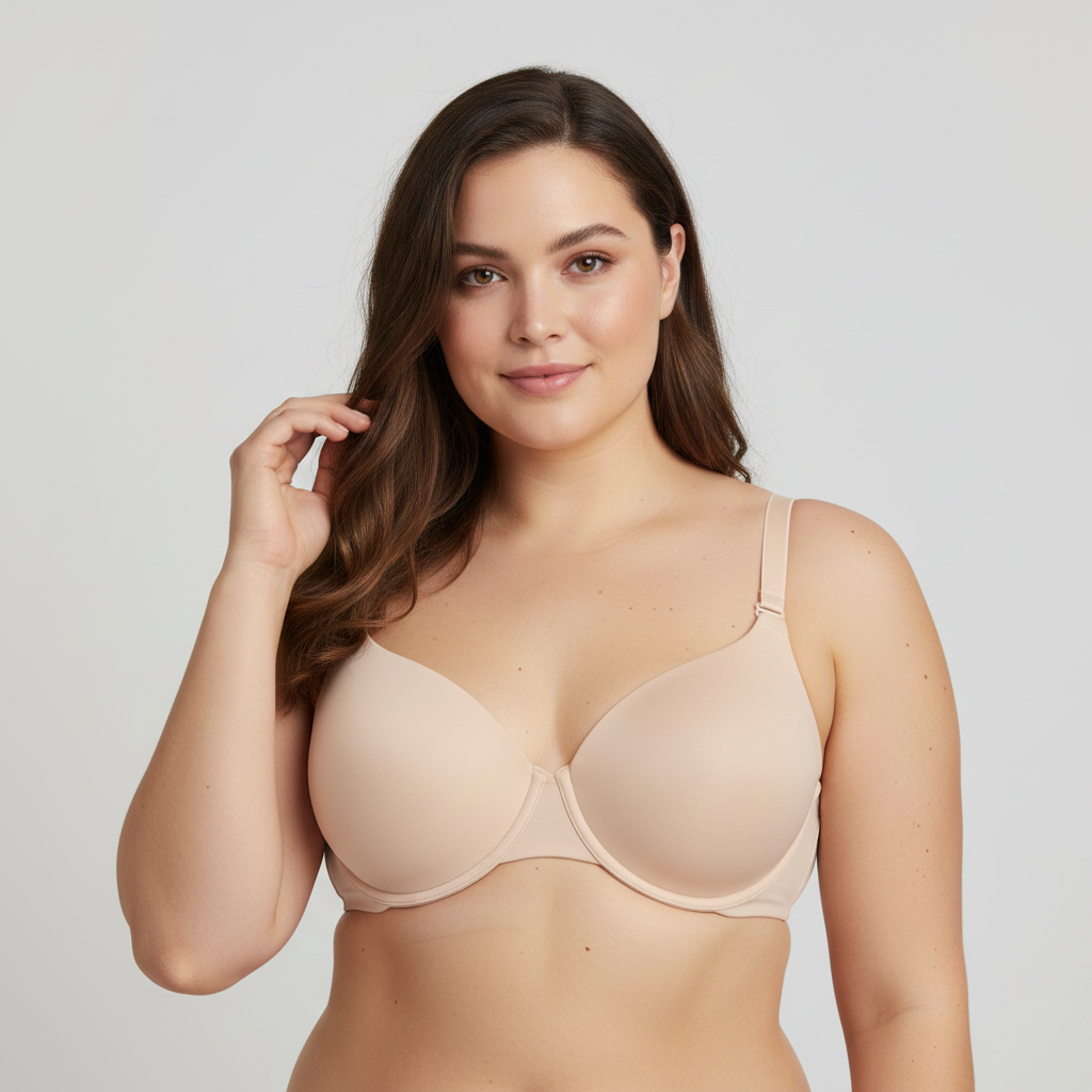 Triangle RougeGorge Beige