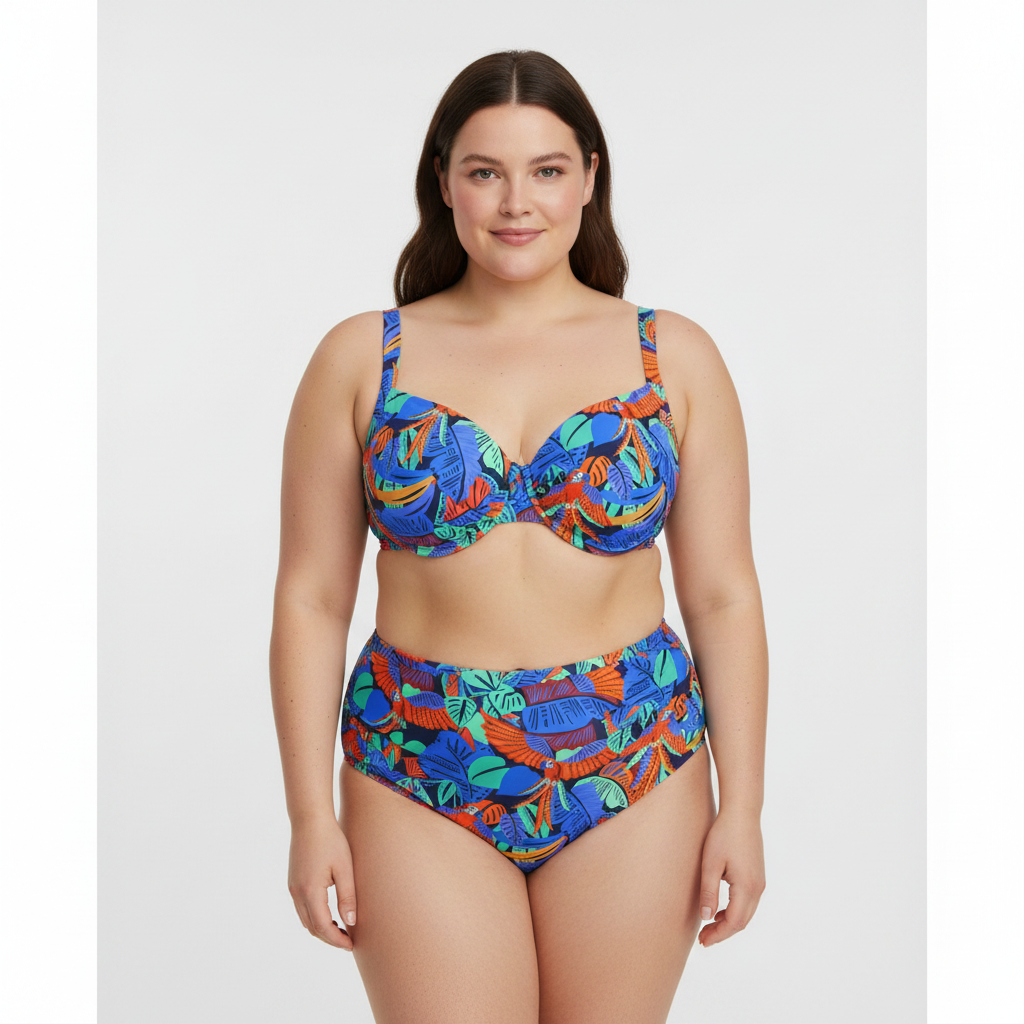 Haut de maillot RougeGorge Bleu