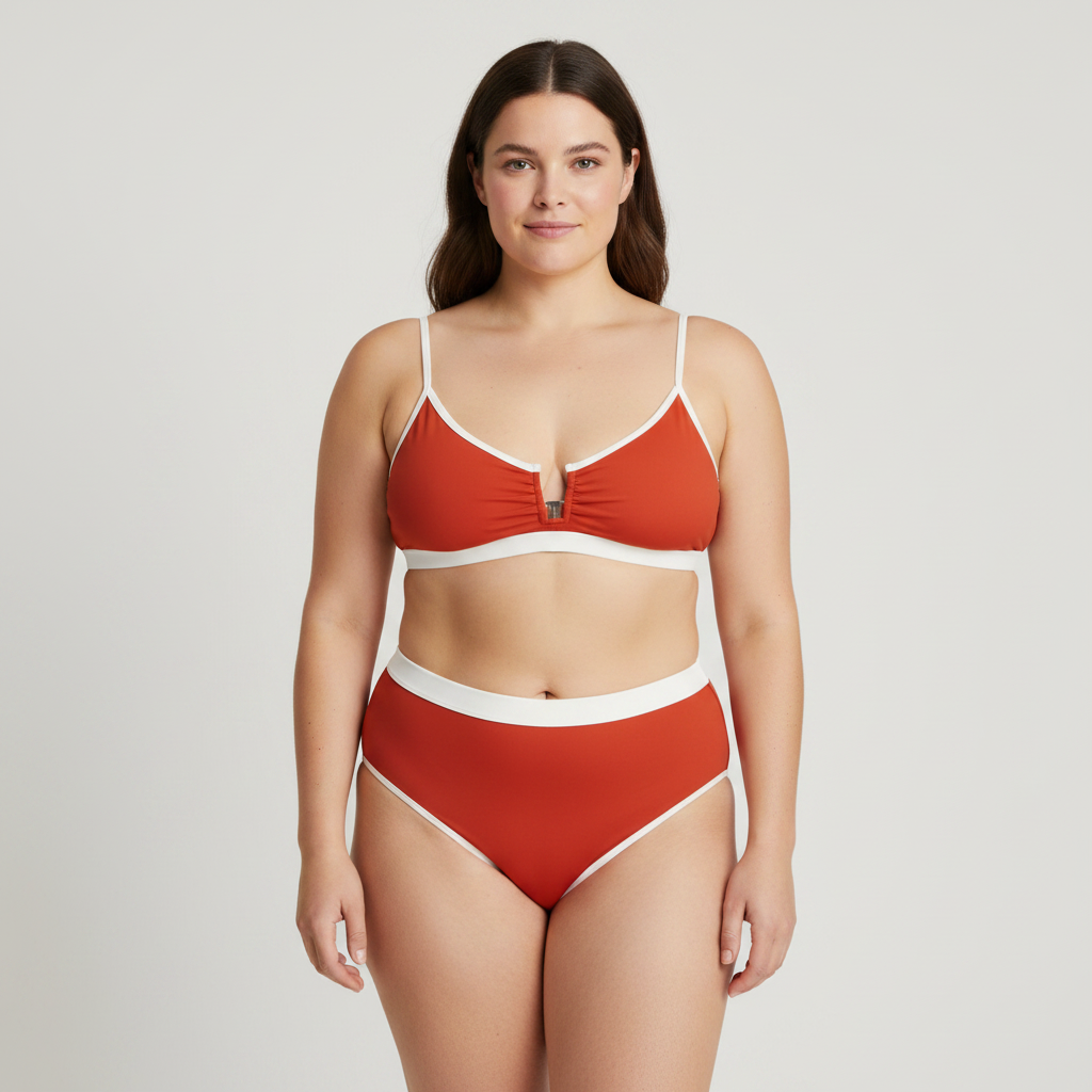 Haut de maillot RougeGorge Orange