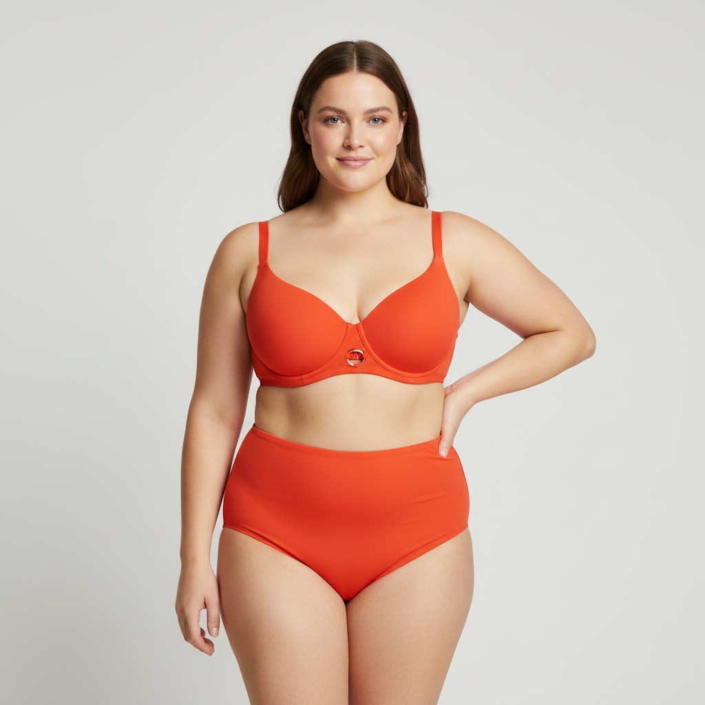 Haut de maillot RougeGorge Rouge