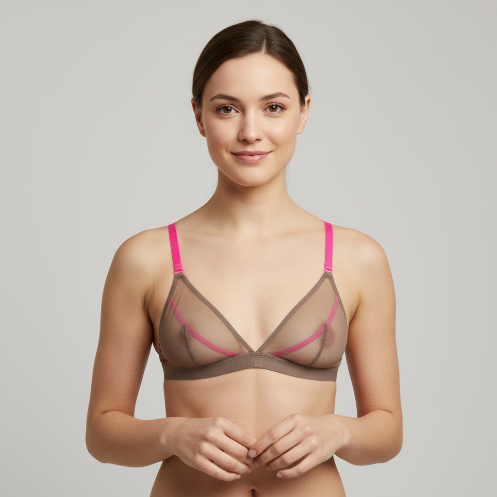 Soutien-gorge Maison Close Marron