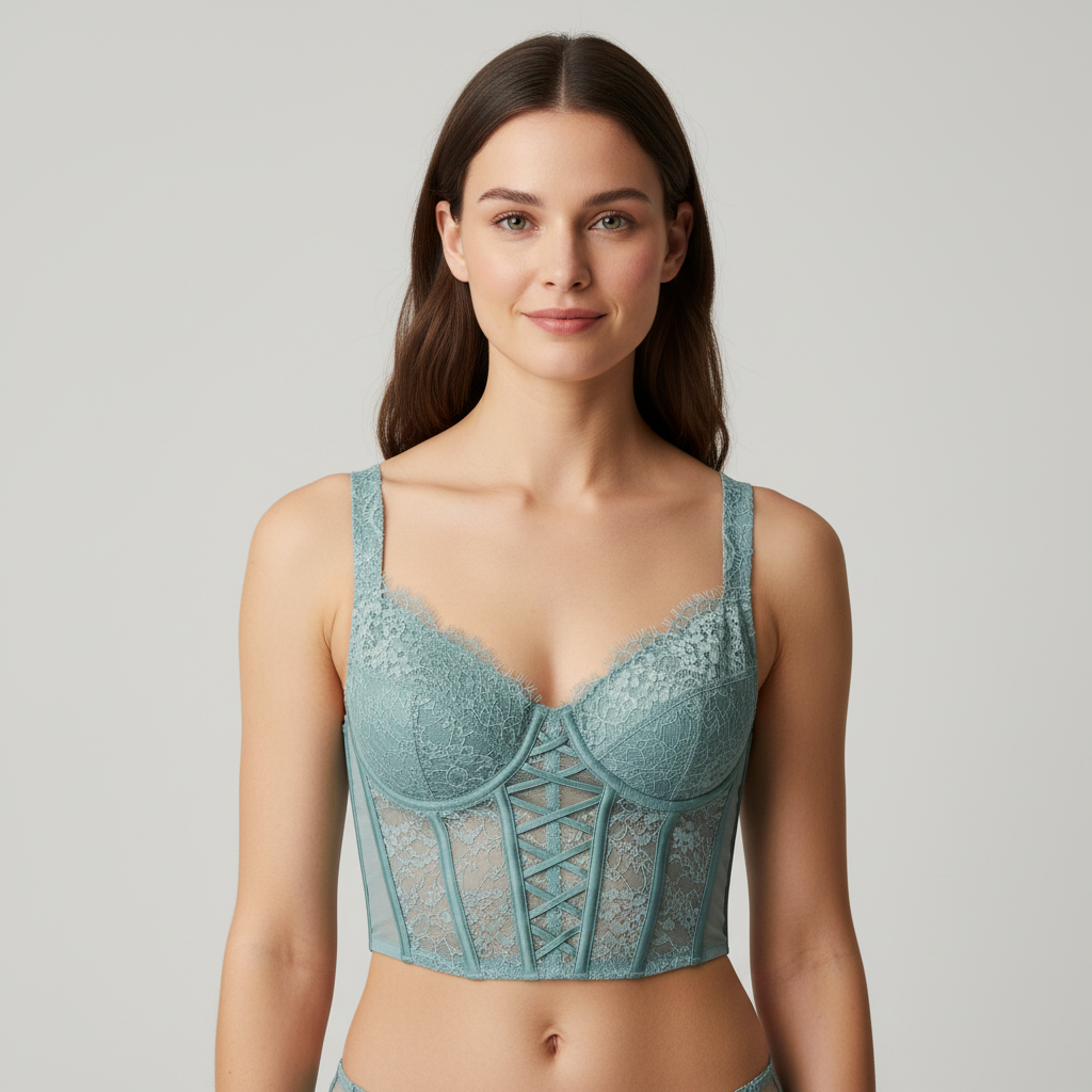 Corset Victoria's Secret Vert