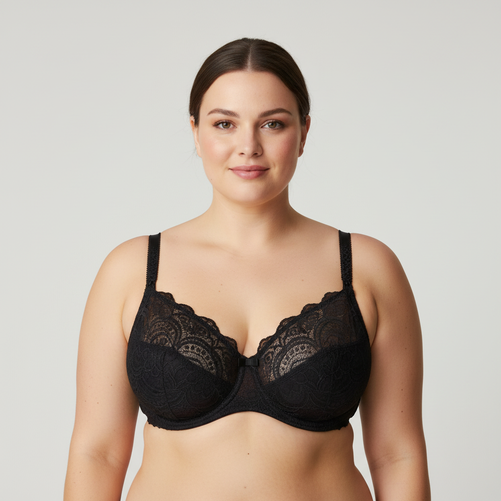 Soutien-gorge d'allaitement RougeGorge Noir