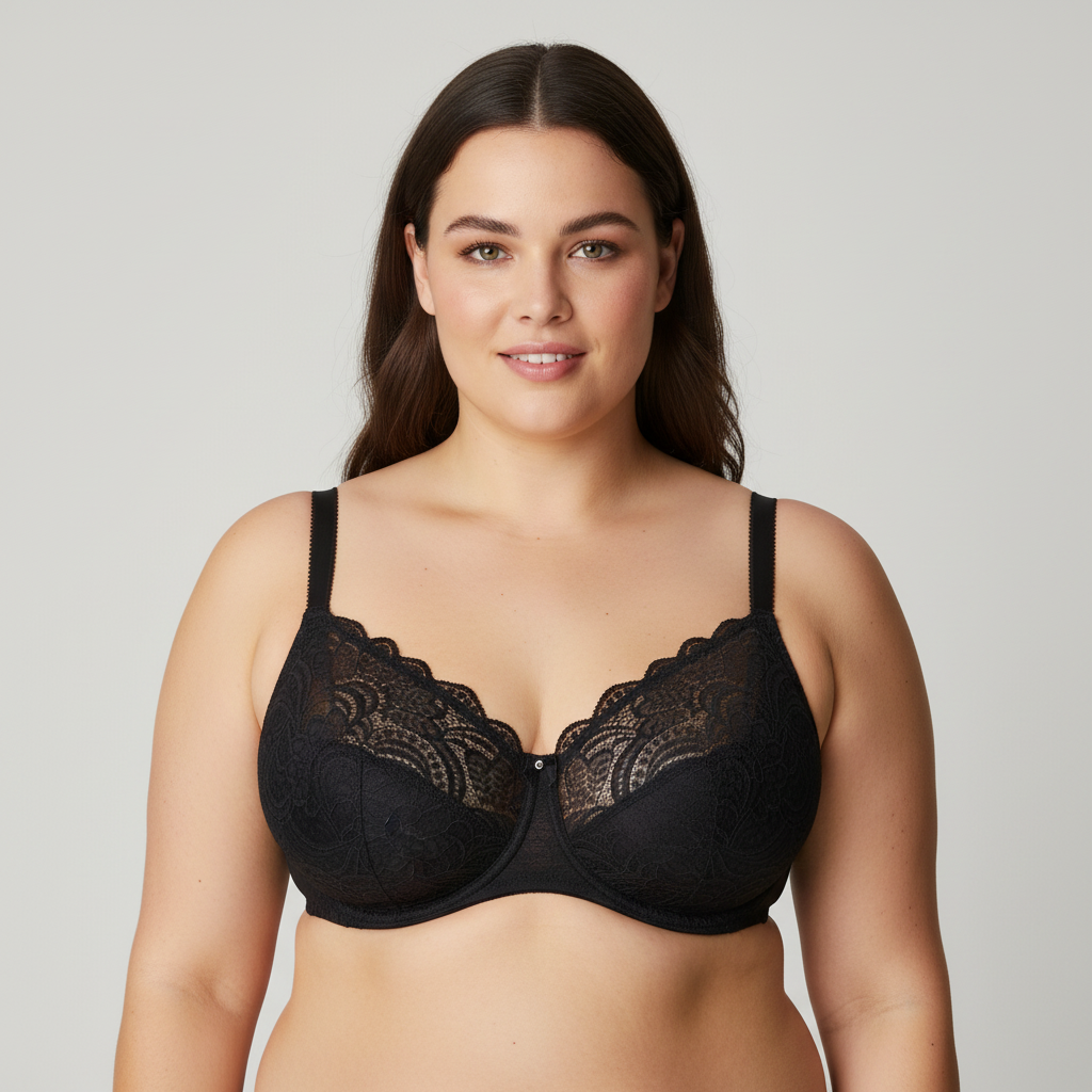 Soutien-gorge Post-mastectomie Noir RougeGorge