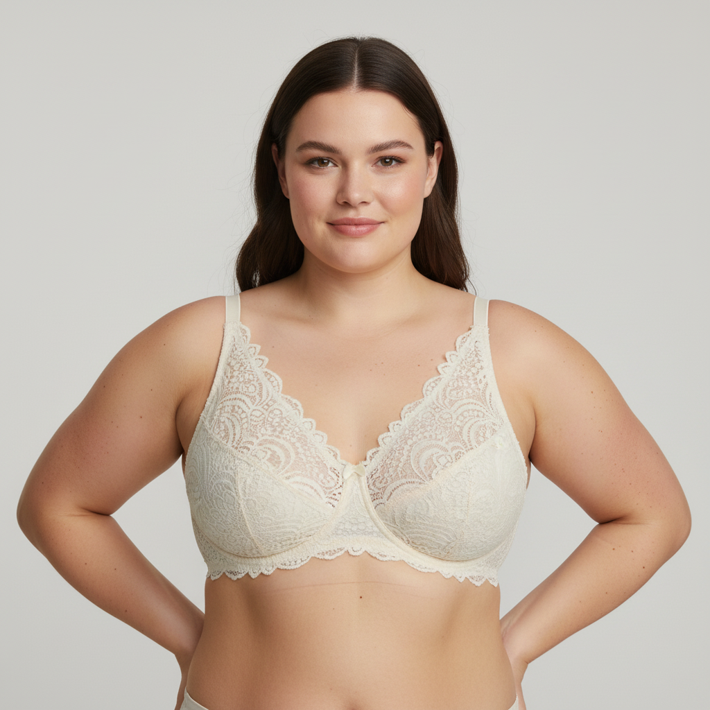 Soutien-gorge Post-mastectomie Blanc RougeGorge