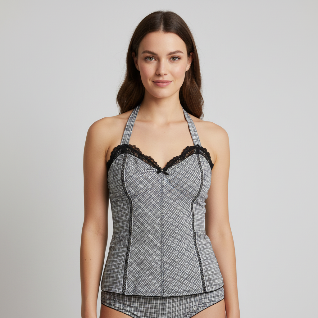 Corset Charlott' Gris