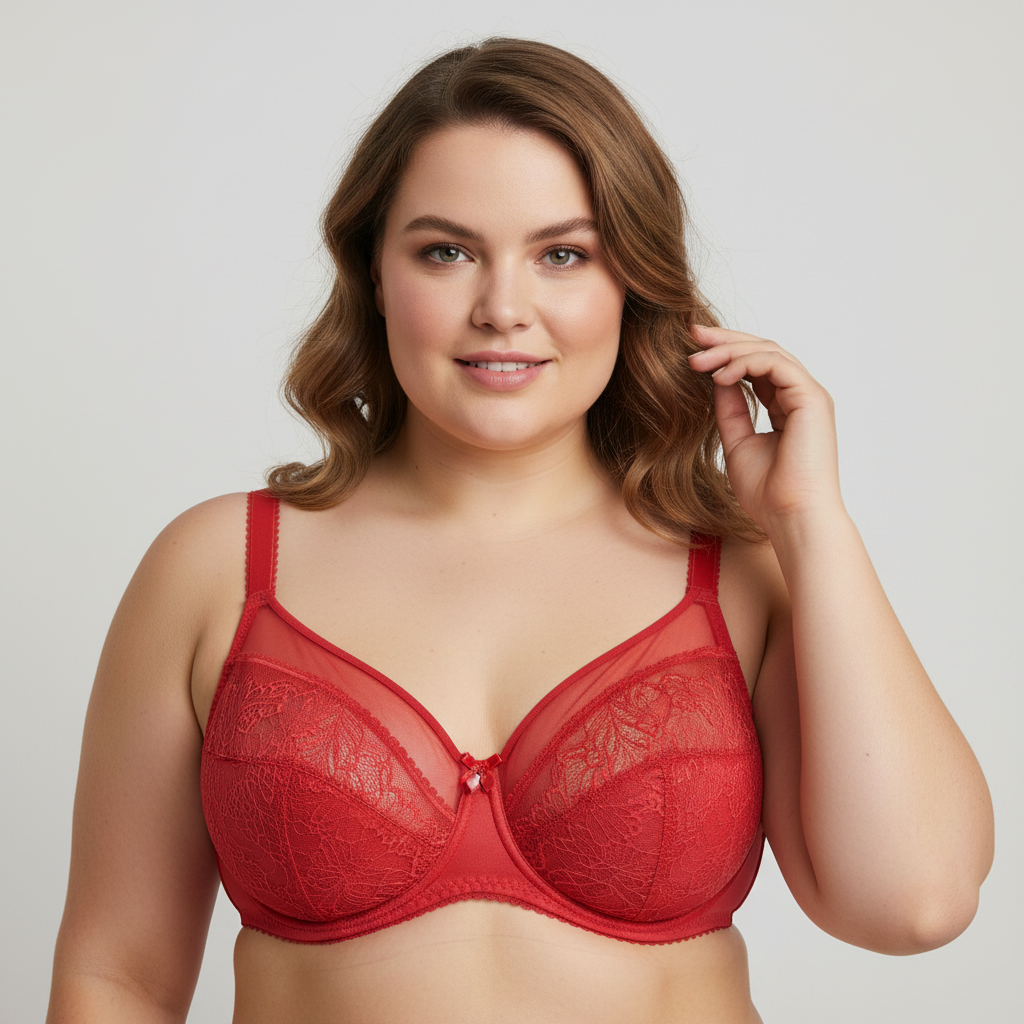 Soutien-gorge Sans Complexe Rouge