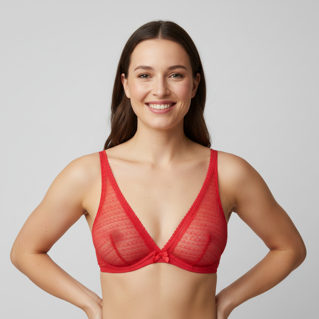 Soutien-gorge Princesse tam.tam Rouge