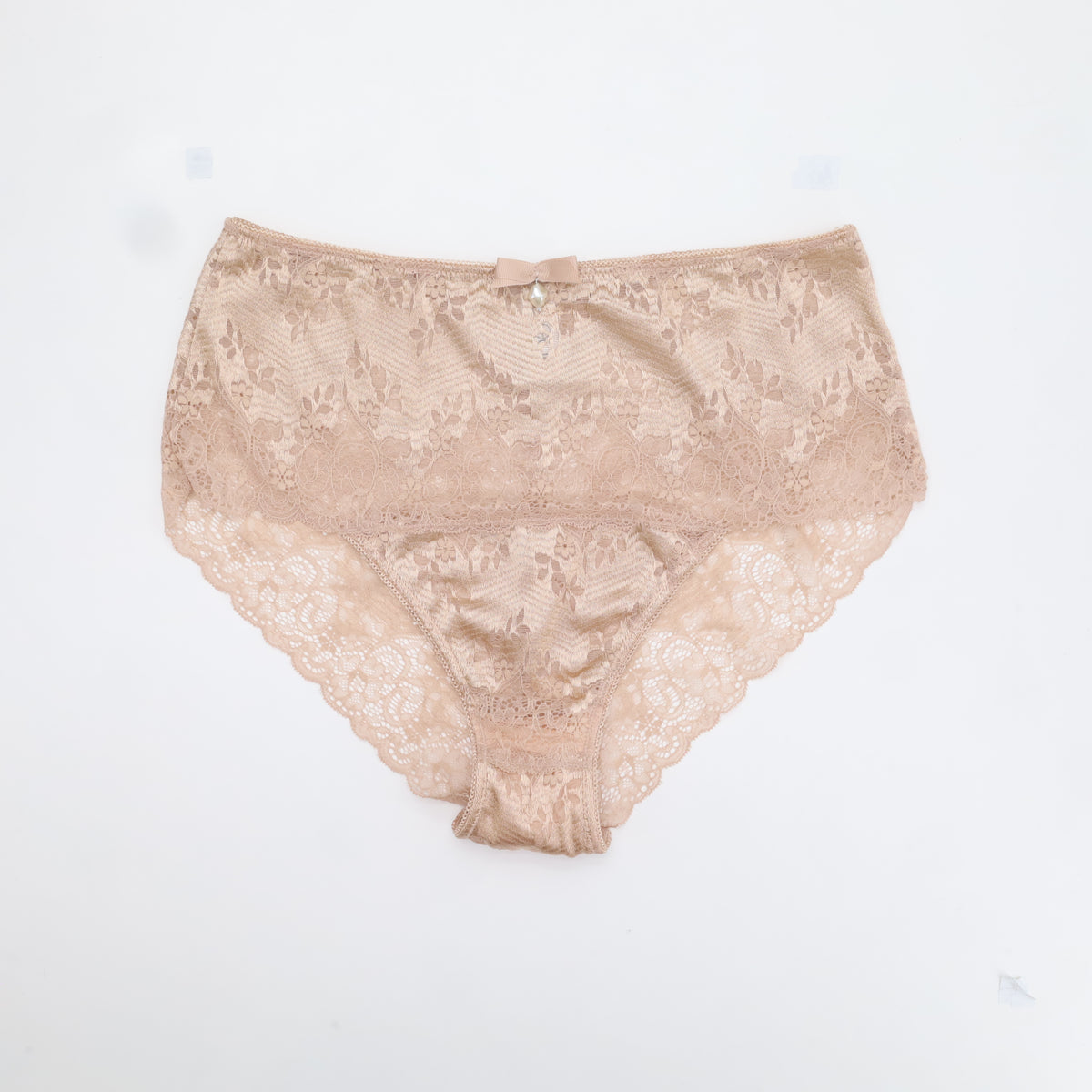 Culotte taille haute Valege Beige