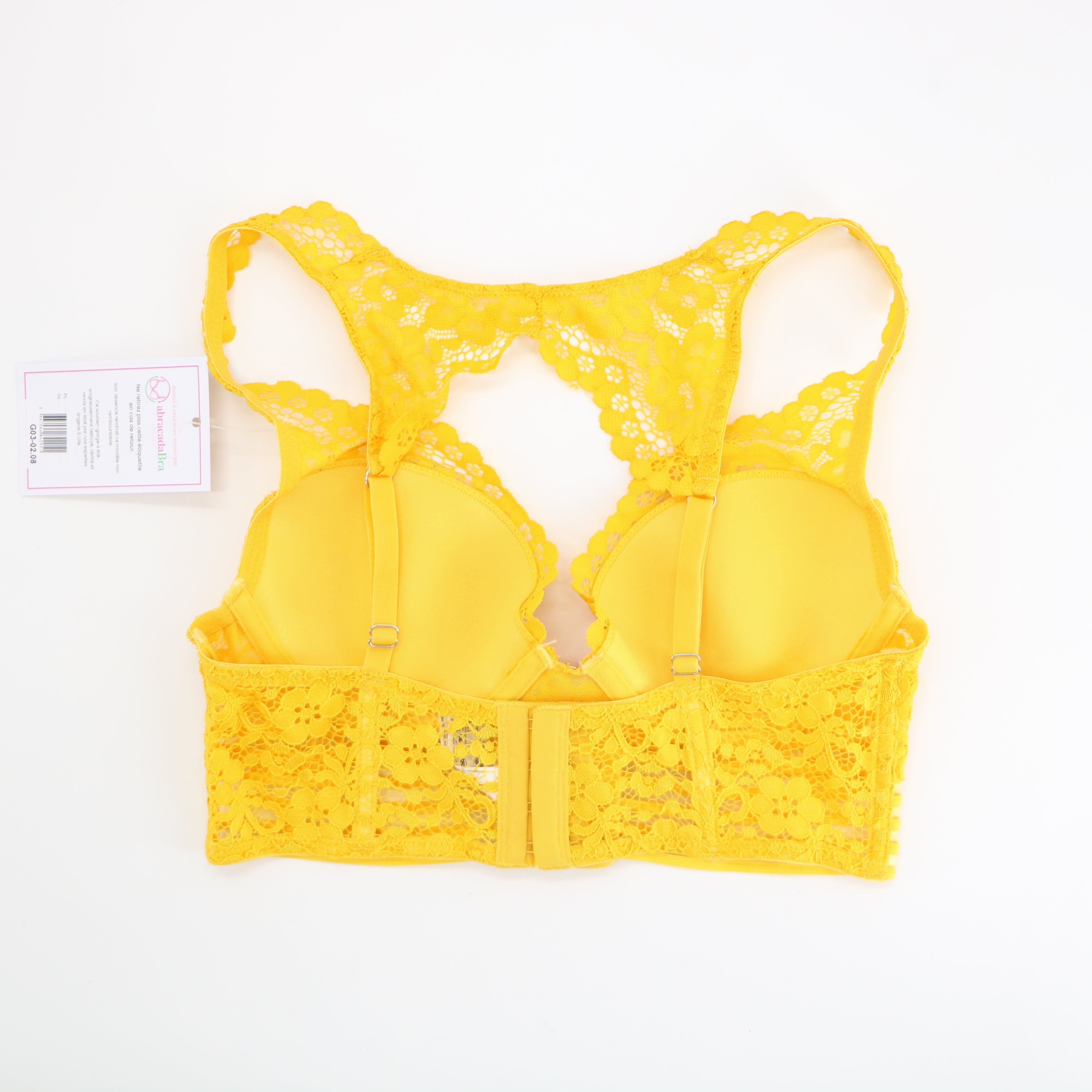 Soutien-gorge Camille & Cerf Par Pom'Poire Jaune