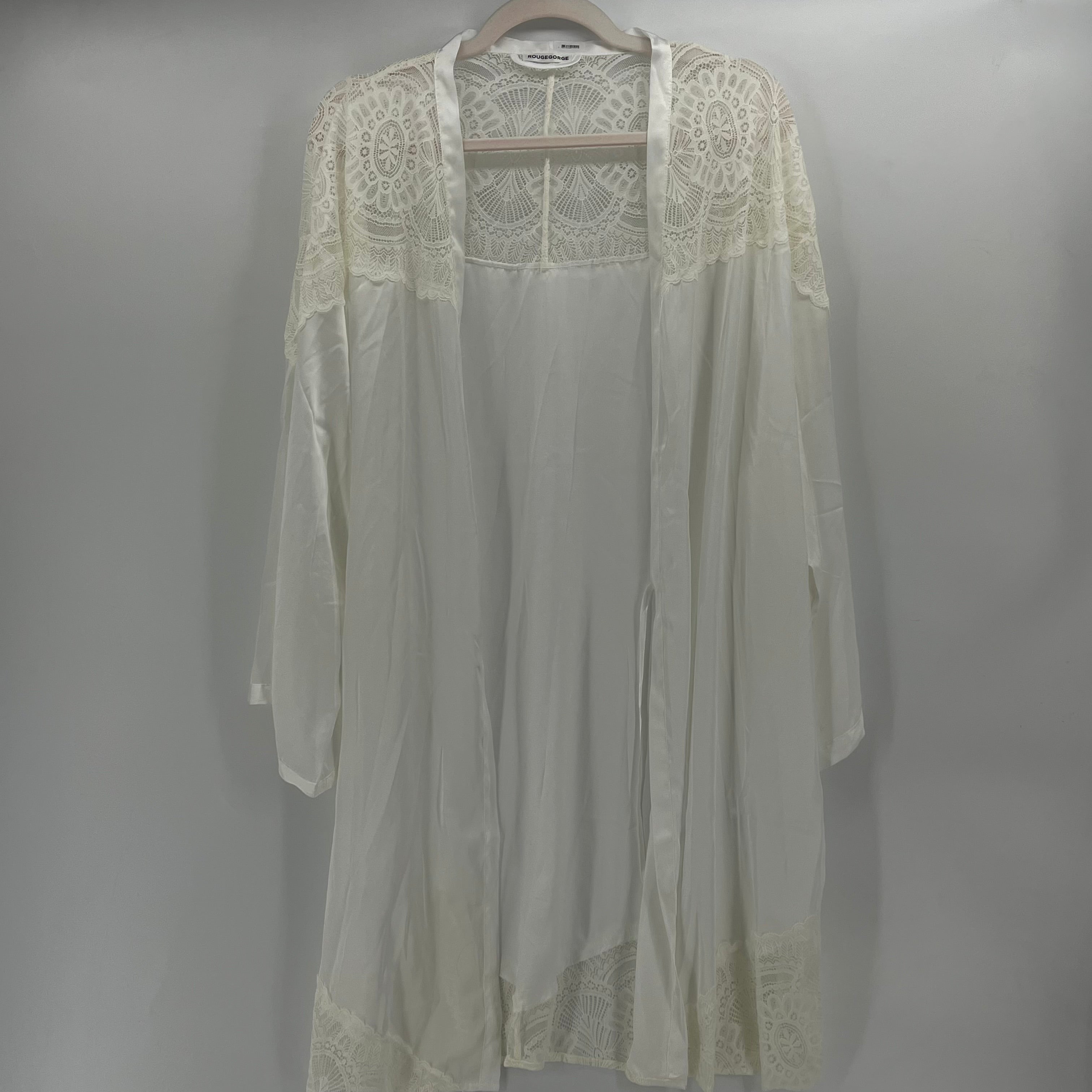 Kimono RougeGorge Blanc