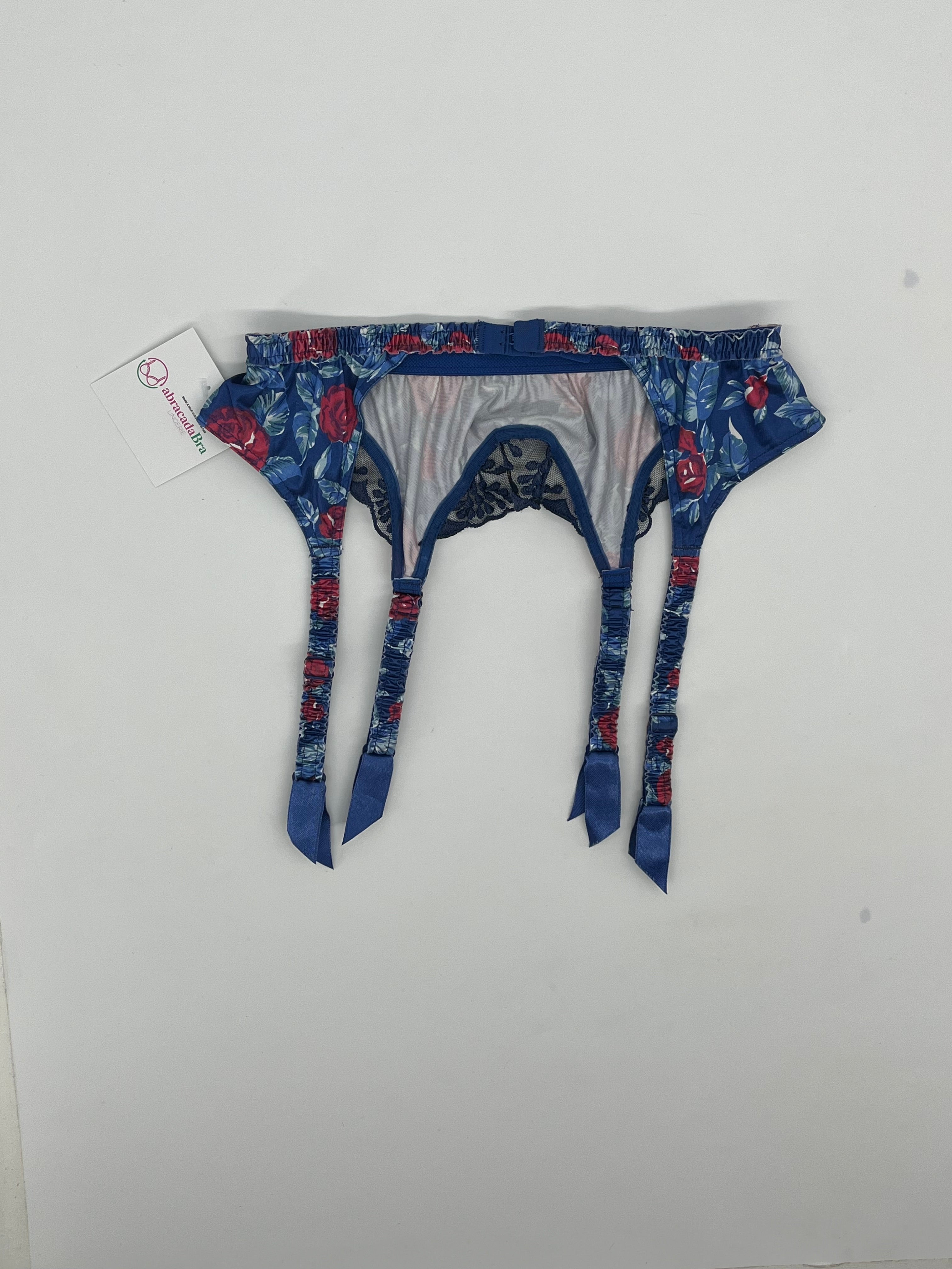 Porte-jarretelles Barbara Bleu