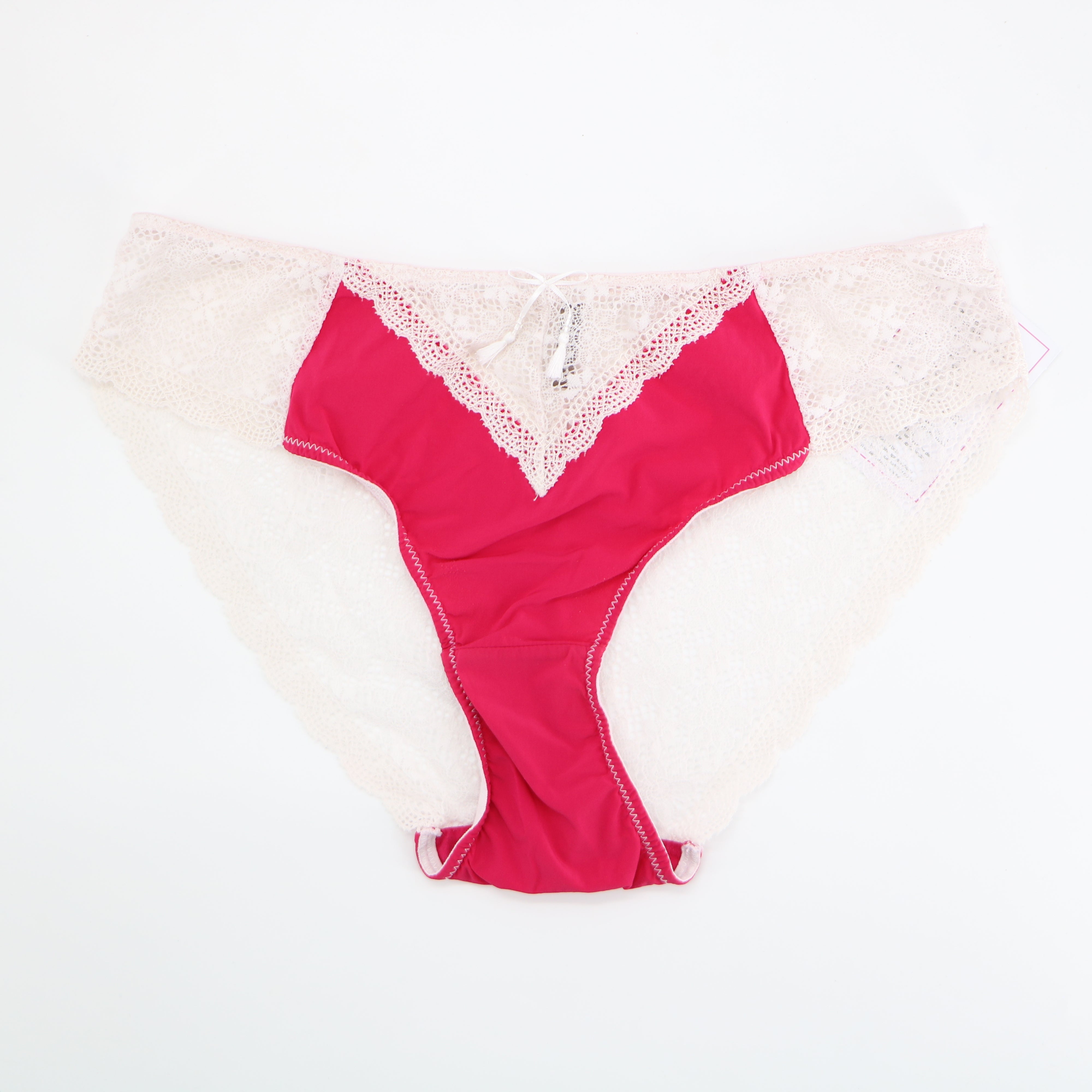 Culotte RougeGorge Blanc