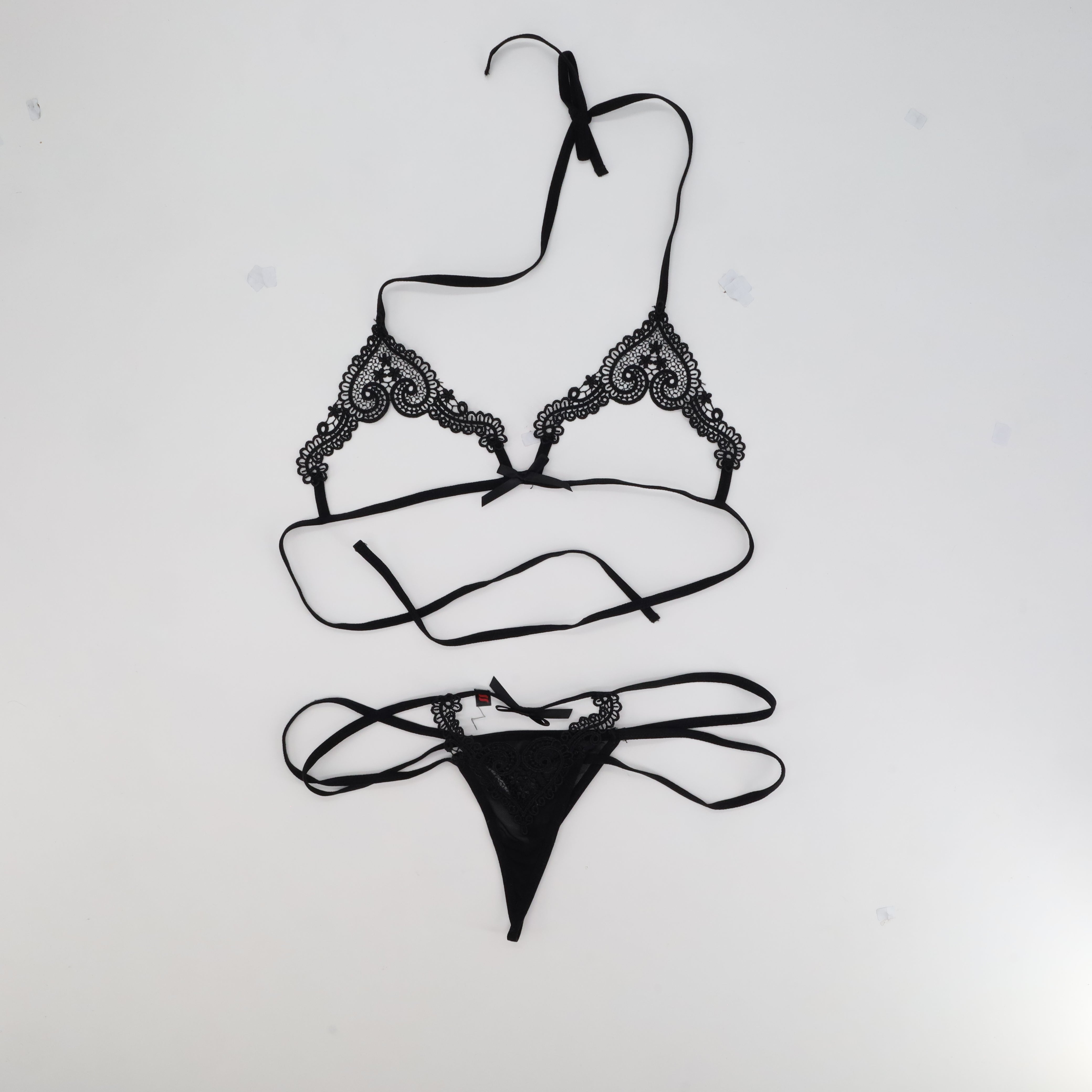 Ensemble de lingerie sexy Obsessive Noir