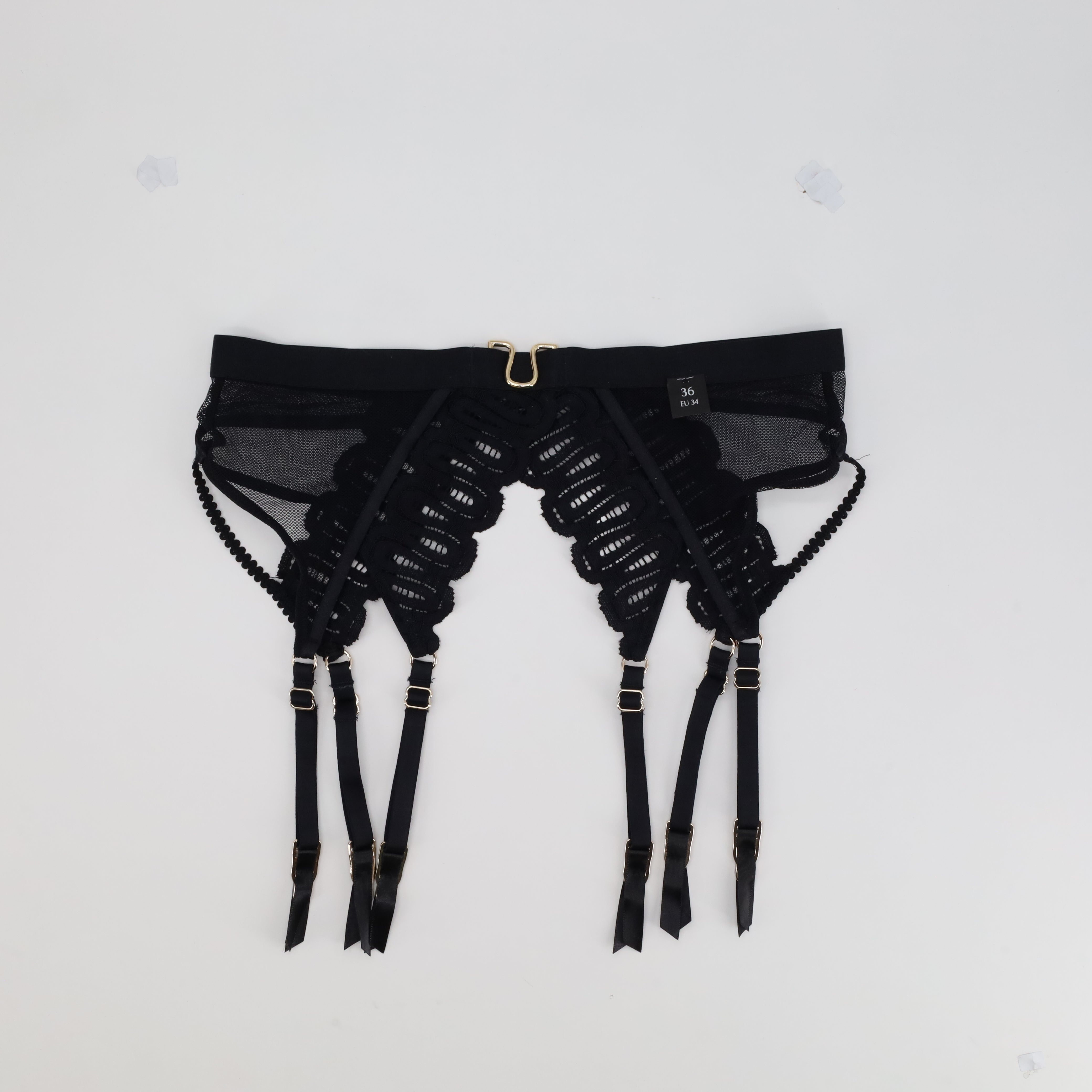 Porte-jarretelles Rose Noir