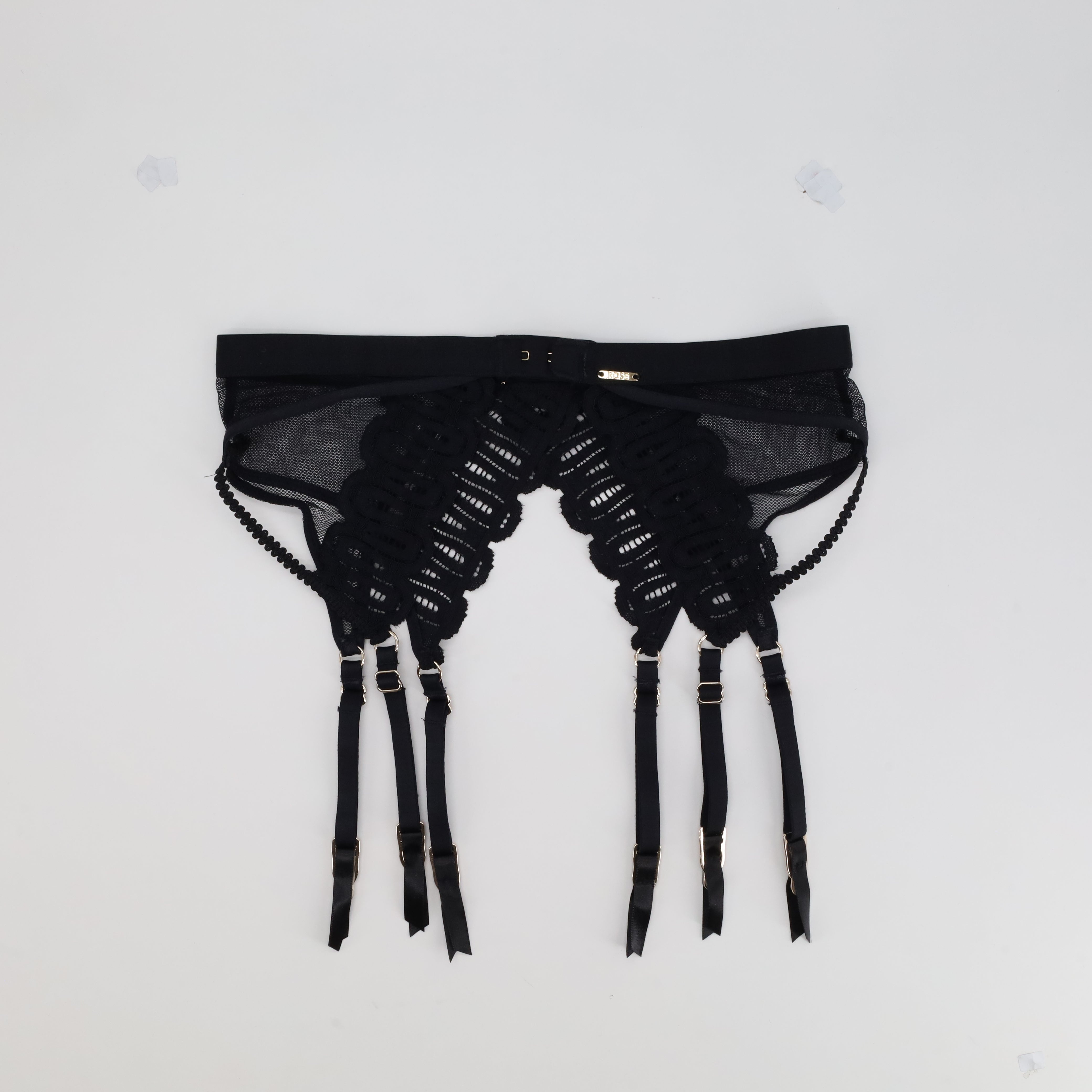Porte-jarretelles Rose Noir