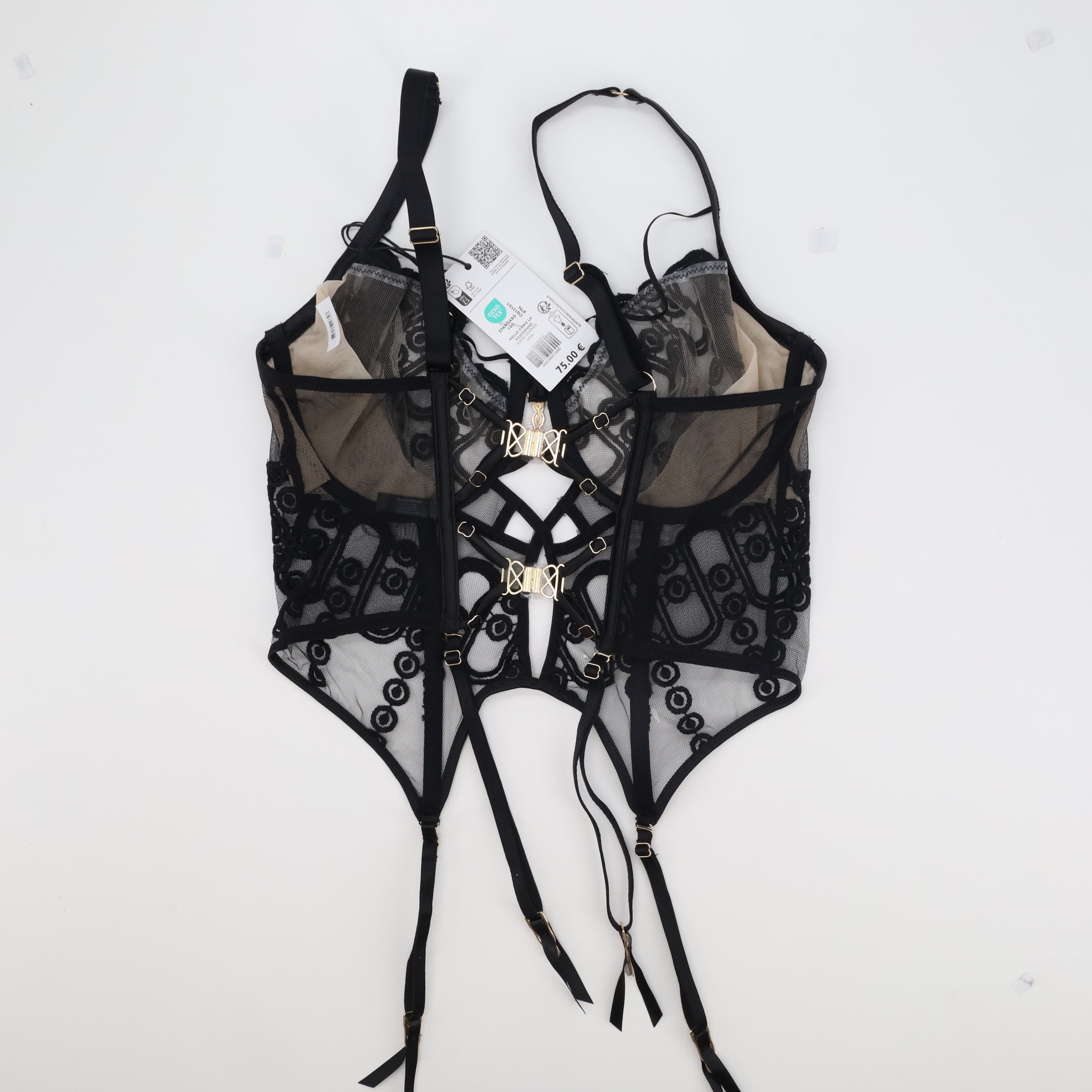 Guêpière Rose Noir