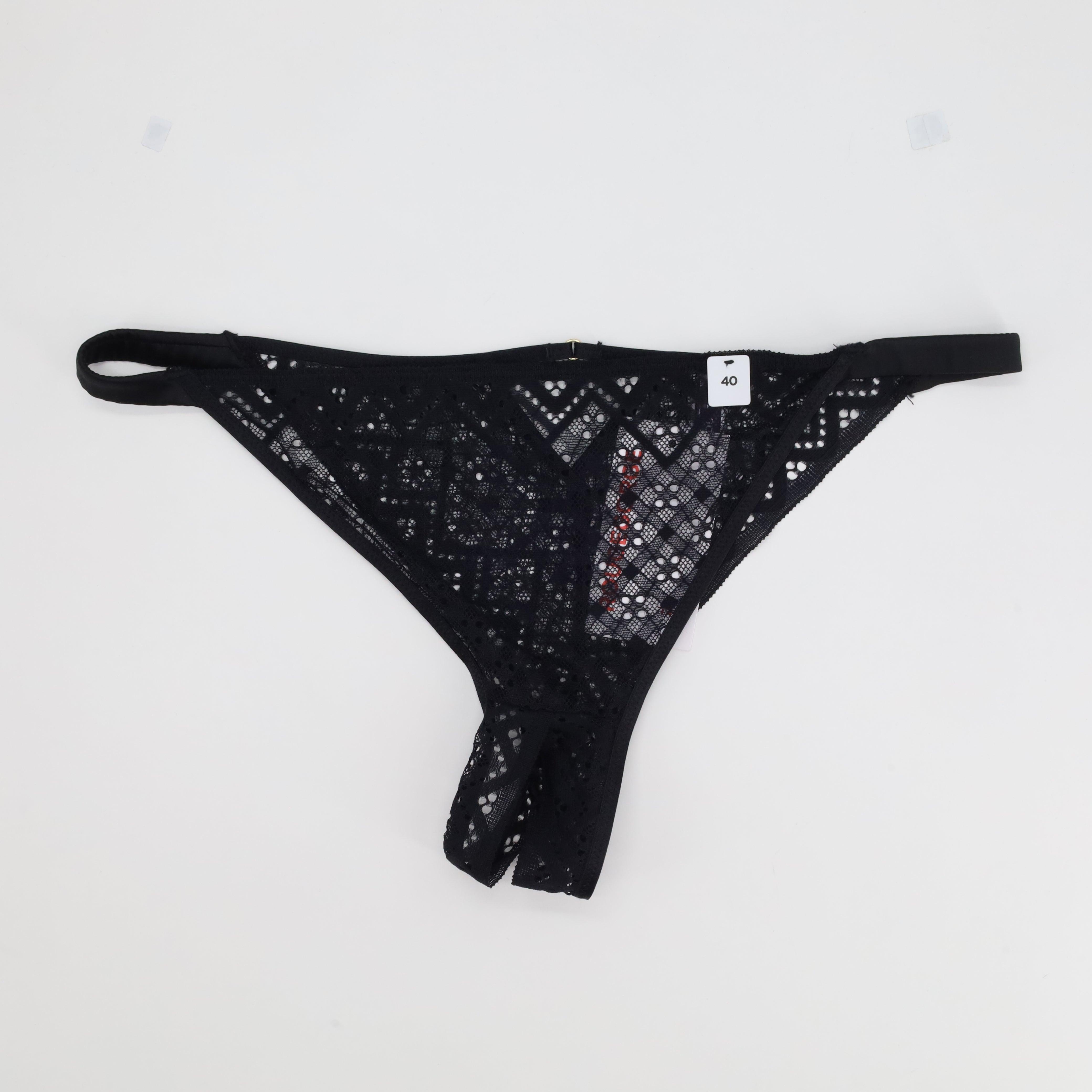 Tanga RougeGorge Noir