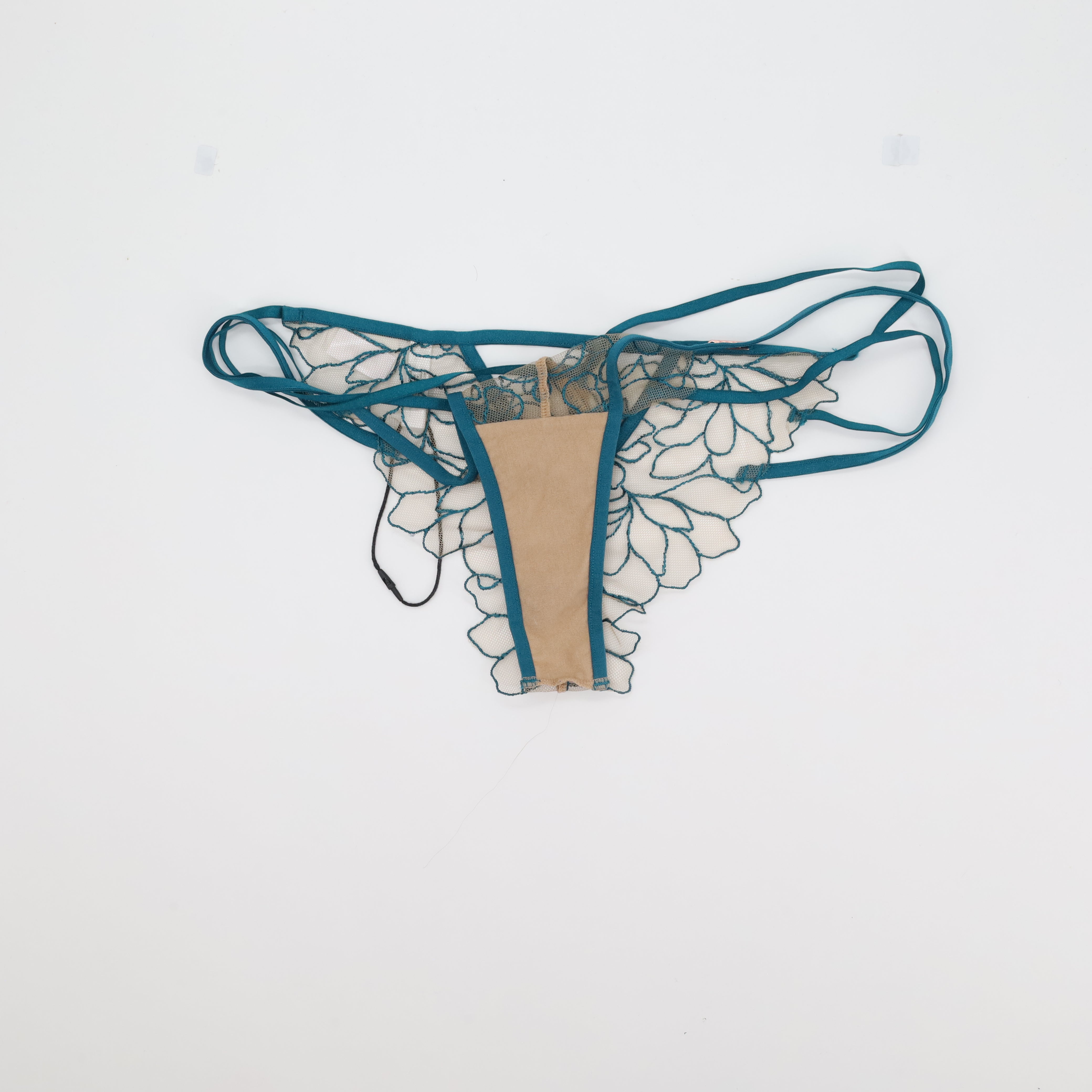 Tanga Rose Bleu