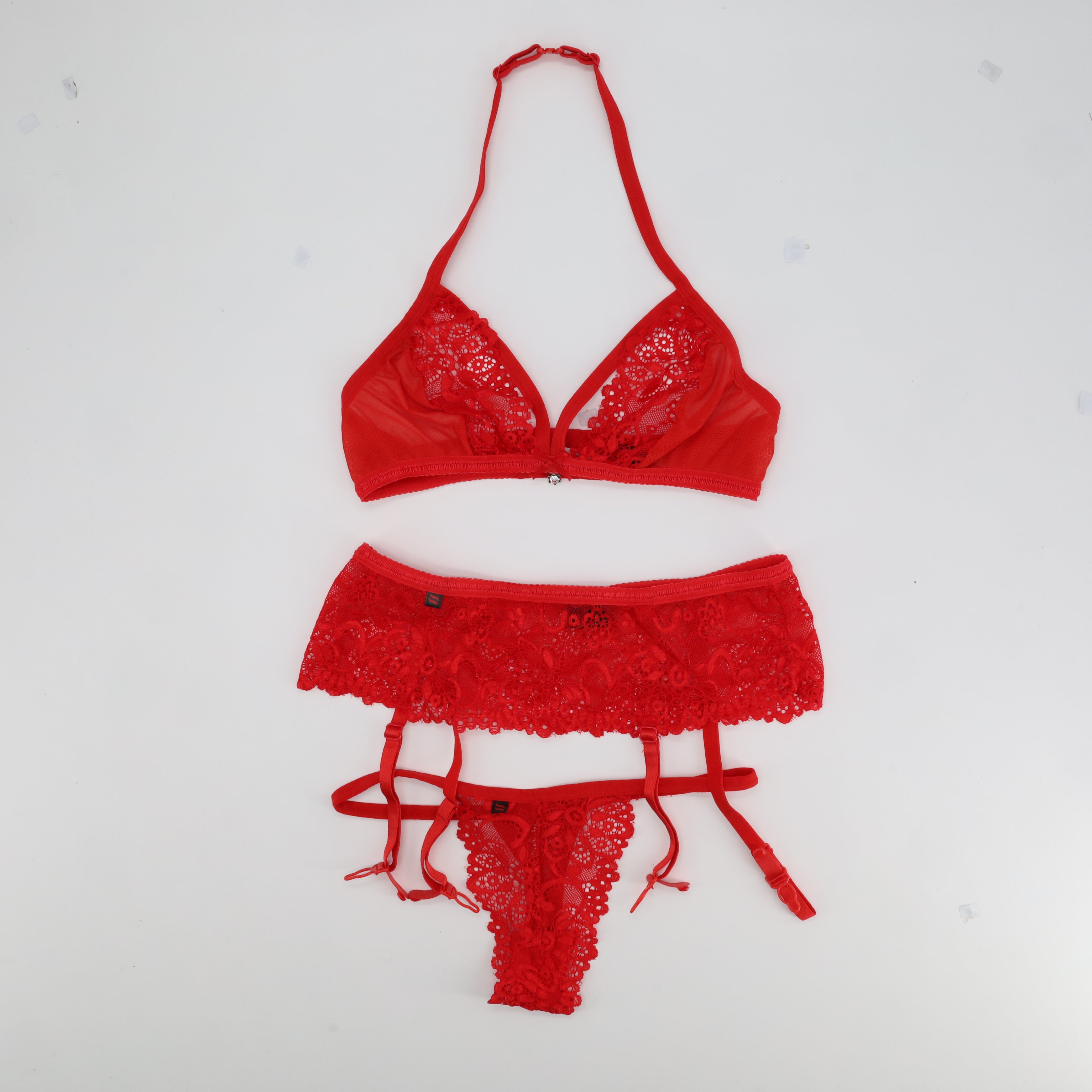 Ensemble de lingerie sexy Obsessive Rouge