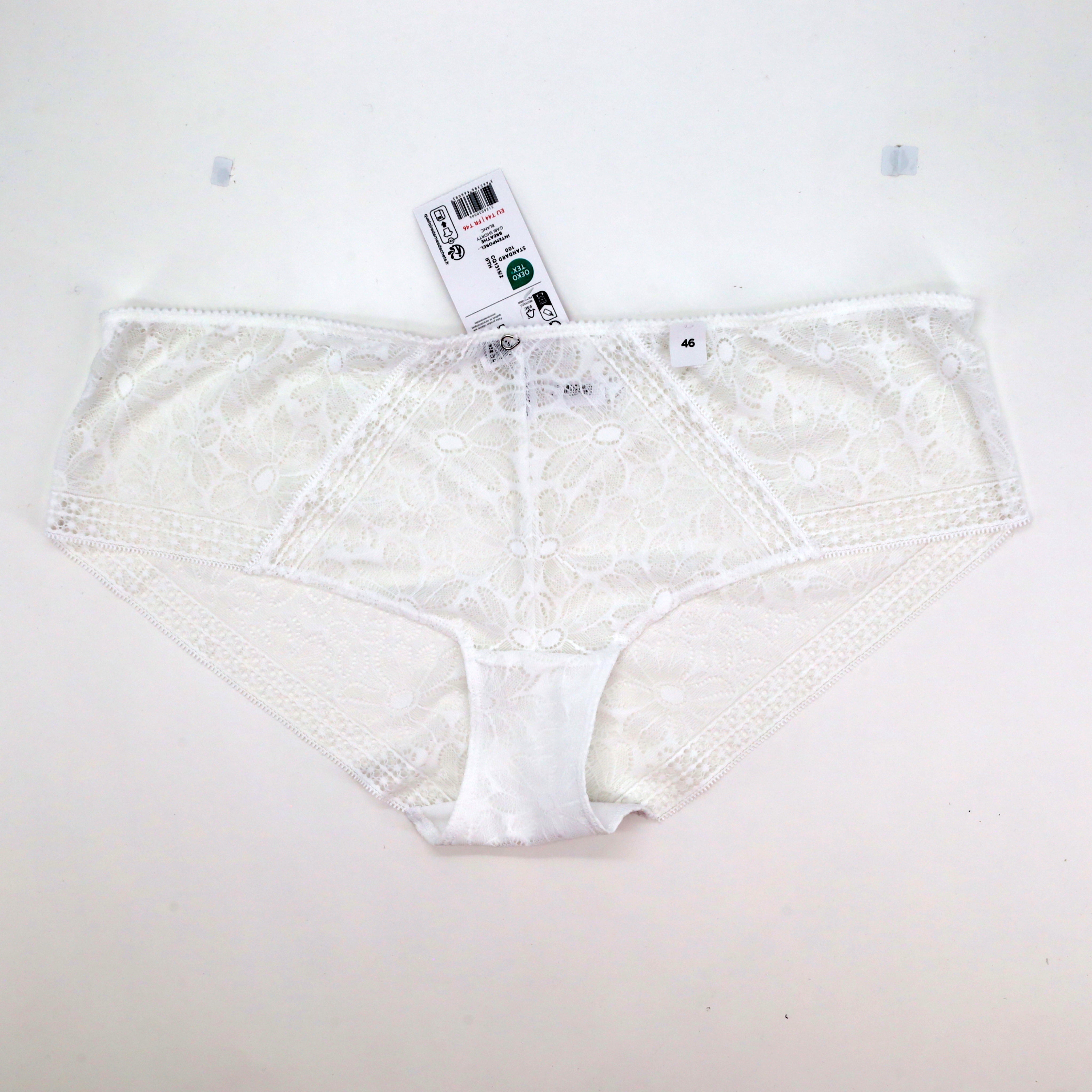 Culotte taille haute RougeGorge Blanc