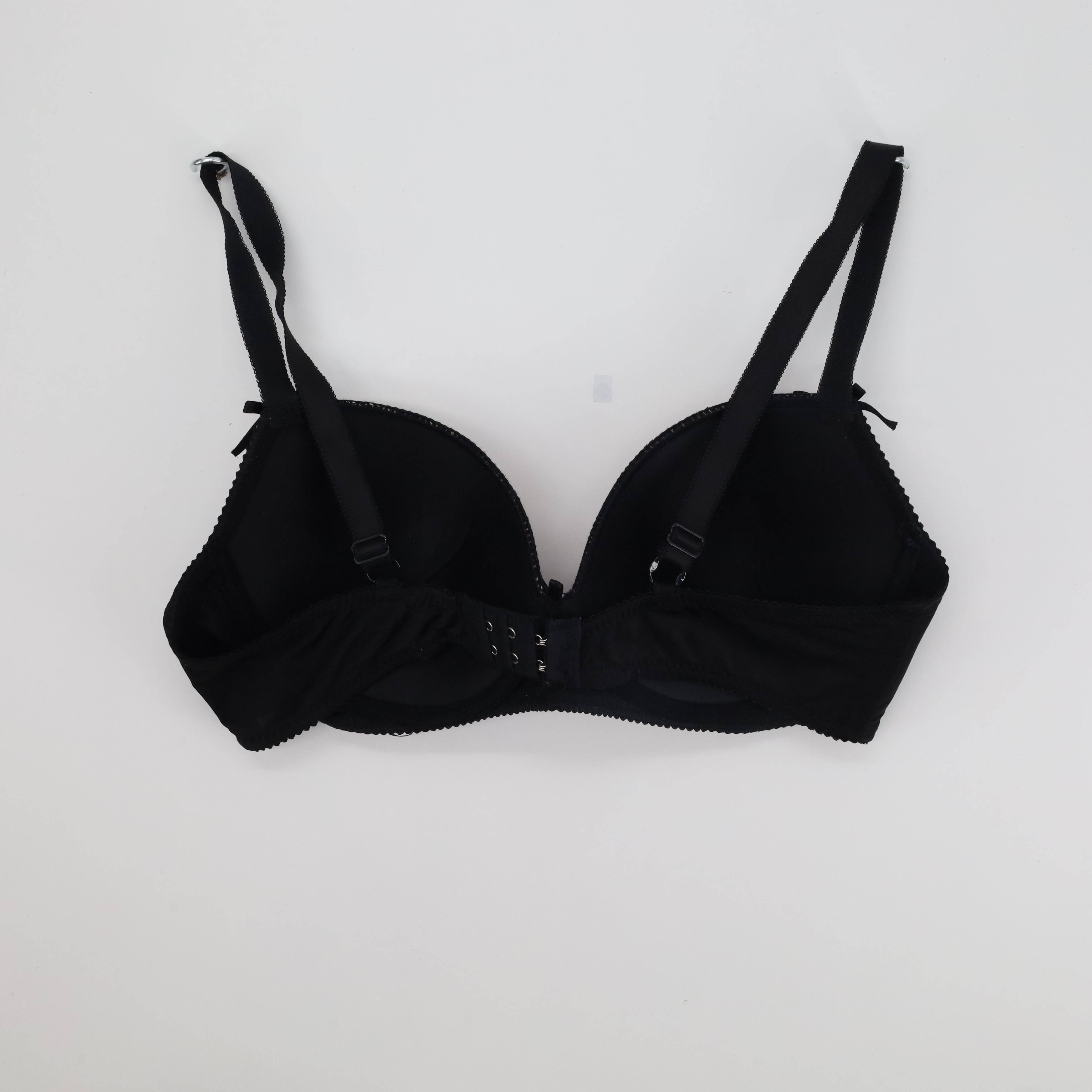 Soutien-gorge Fleur Papillon Noir